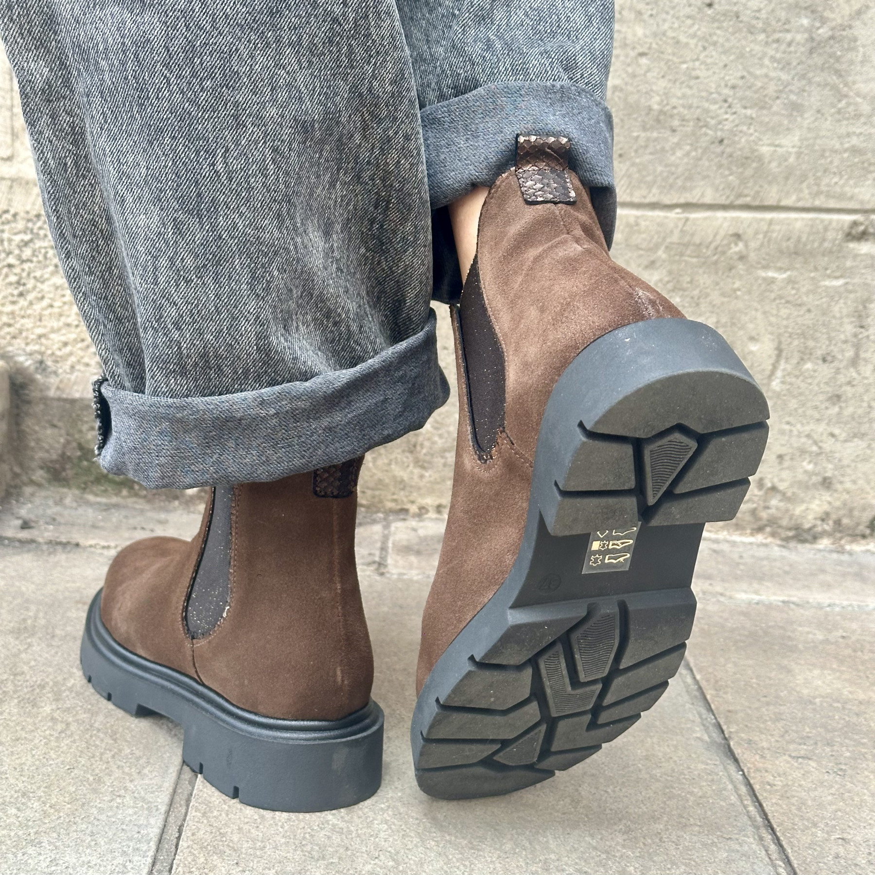 bottine we do 99995 mustang noce or  (5)