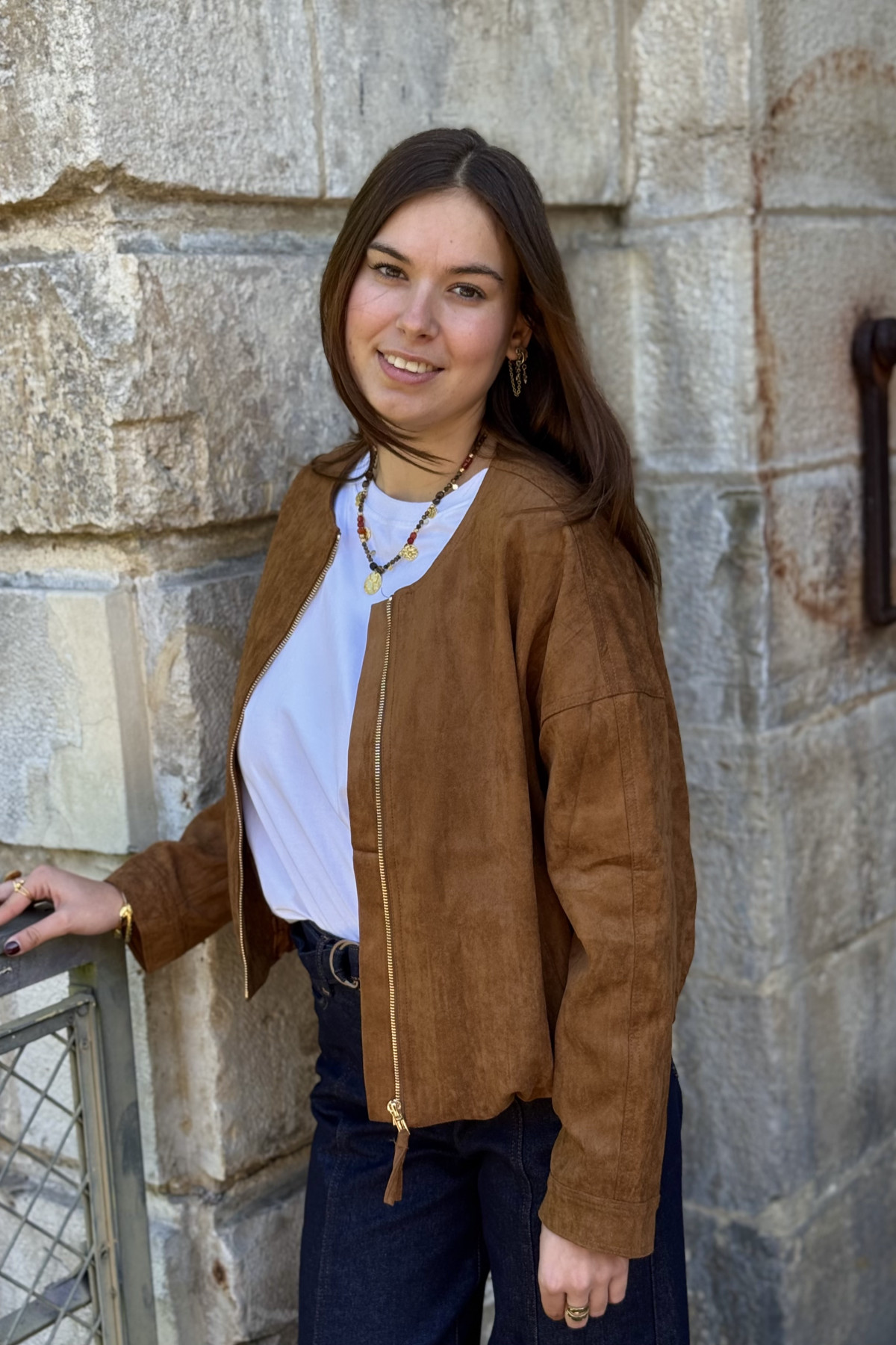 veste en daim camel charlior 5006 (4)