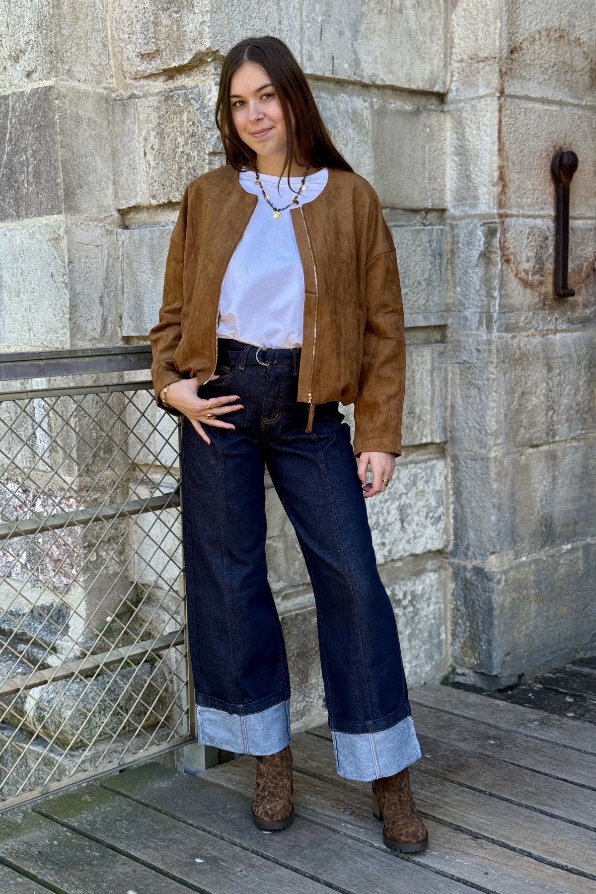 Pantalon en jean brut Cream 4137 robina (1)