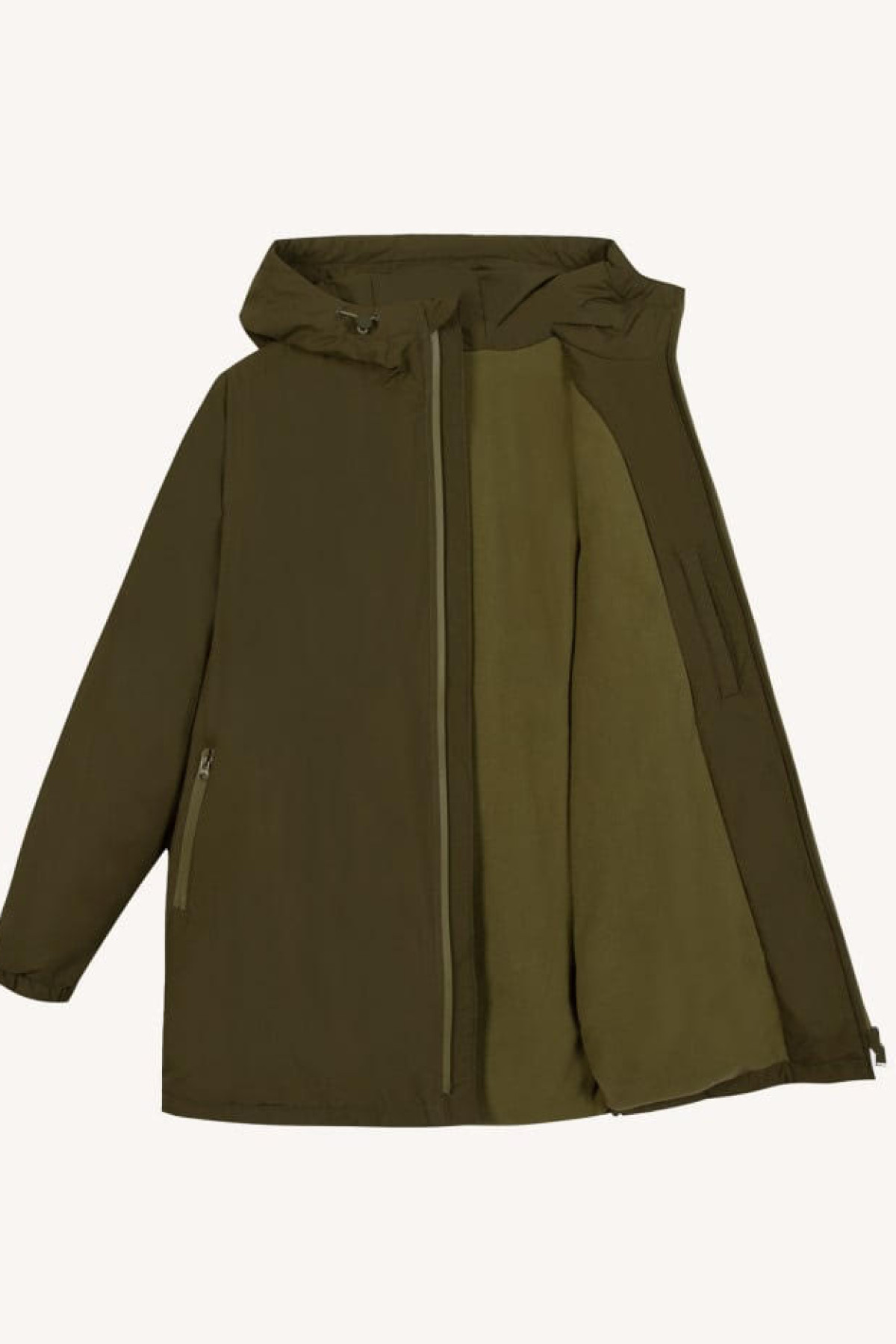 faguo veste parka imperméable montaud vert olive (5)
