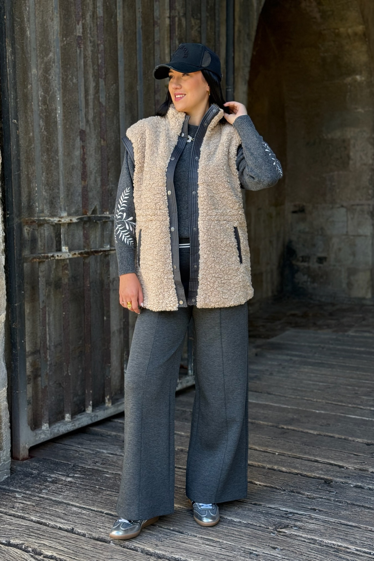 pantalon ichi coupe droite et confortable KATE SPORTY 4592 (1)