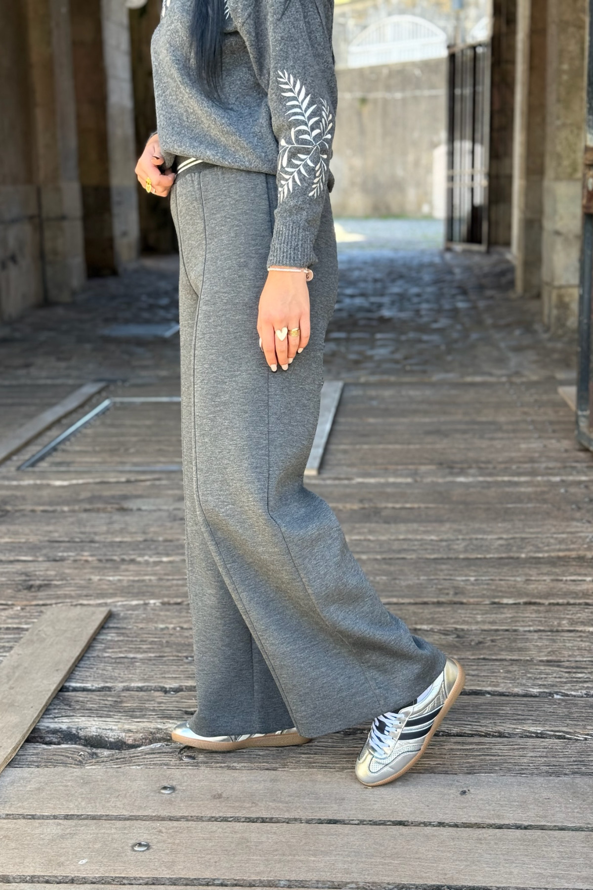 pantalon ichi coupe droite et confortable KATE SPORTY 4592 (3)