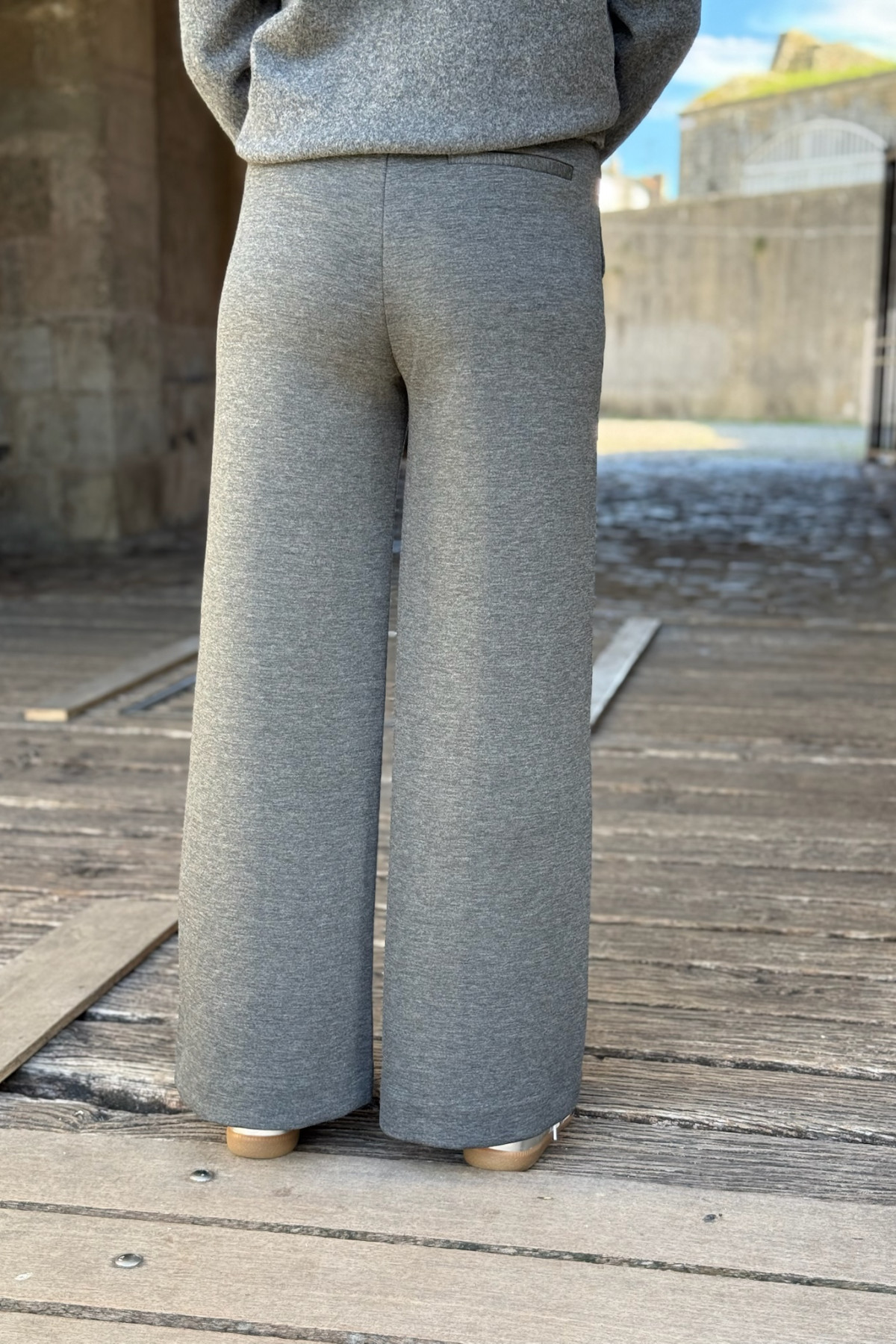 pantalon ichi coupe droite et confortable KATE SPORTY 4592 (4)