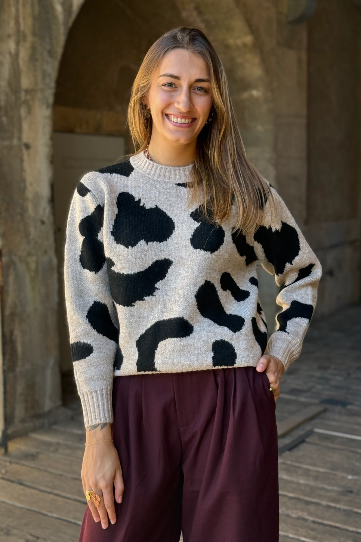 pull b ypung minyax beige et noir 7132  (3)