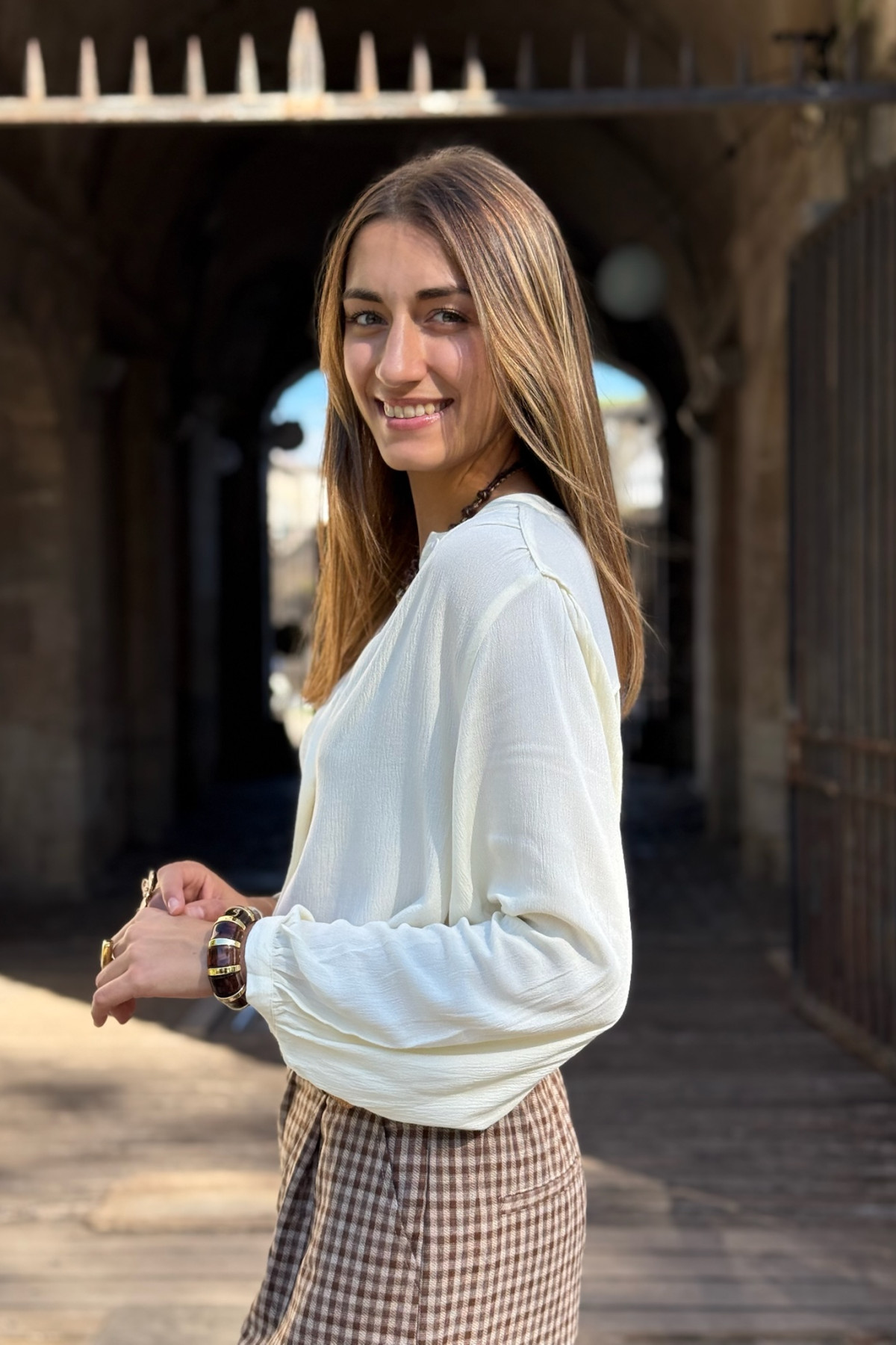 blouse the korner fluide manches longues 9149 (1)