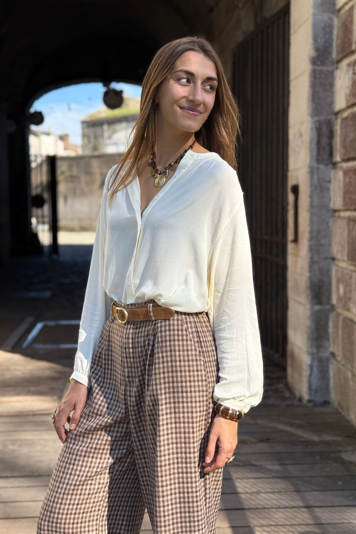 blouse the korner fluide manches longues 9149 (3)