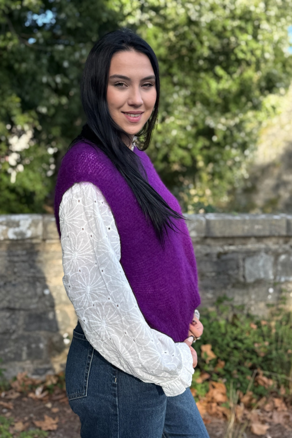 pull sans manches mohair violet court 210 (3)