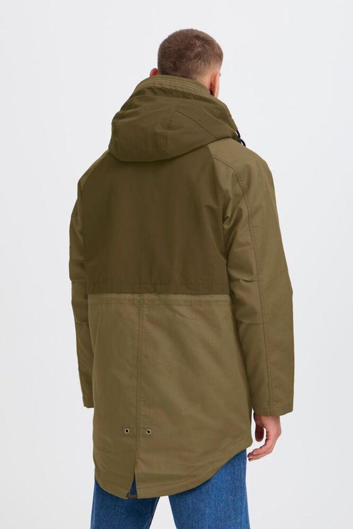 solid veste parka imperméable rayne vert kaki (3)