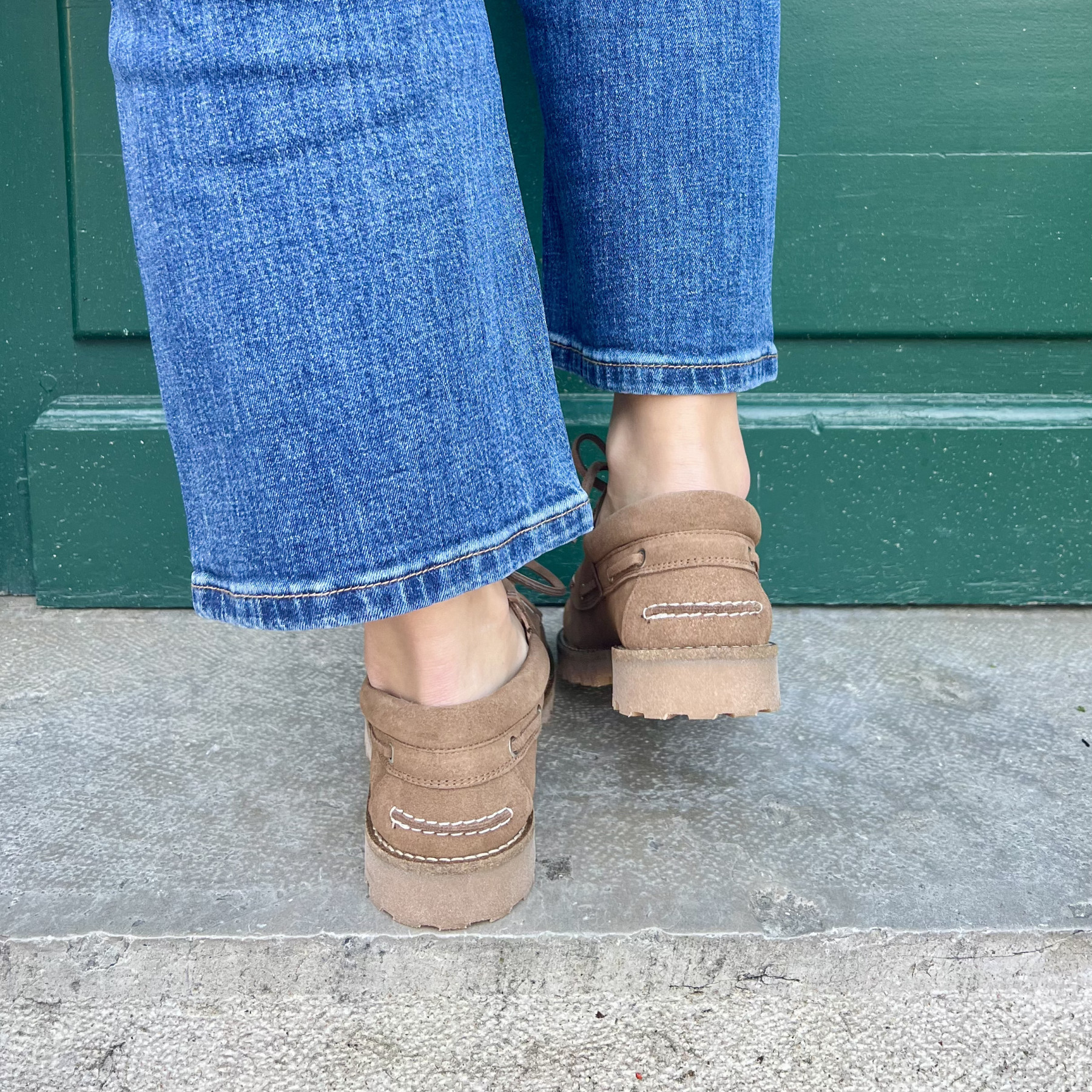 derbies pavement alvina suede taupe  (3)