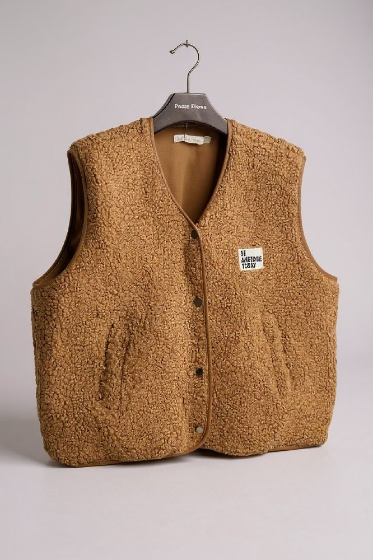 veste sans manches sherpa camel 32070 (1)