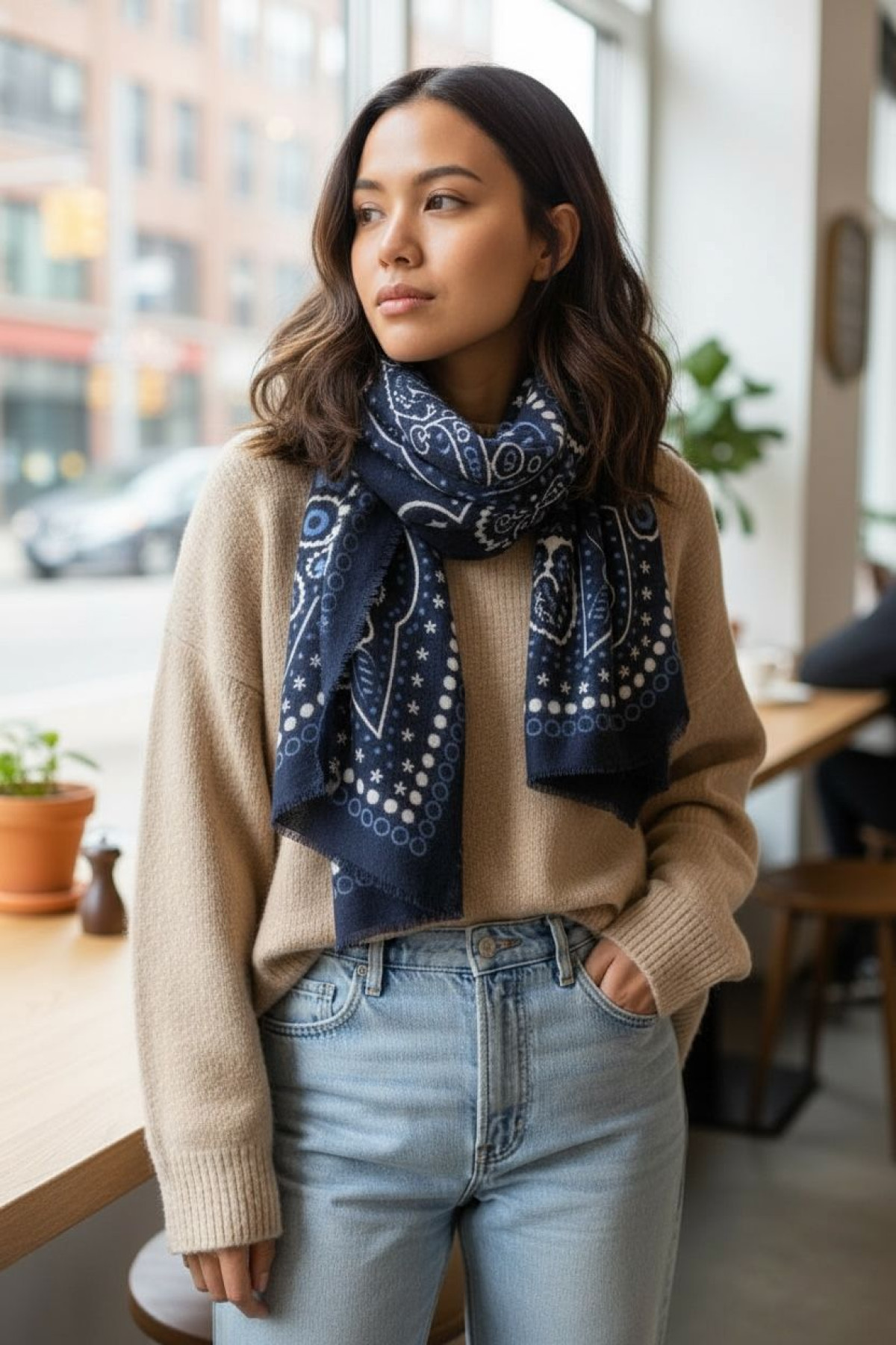 foulard bandana imprime paisley caschemire (1)