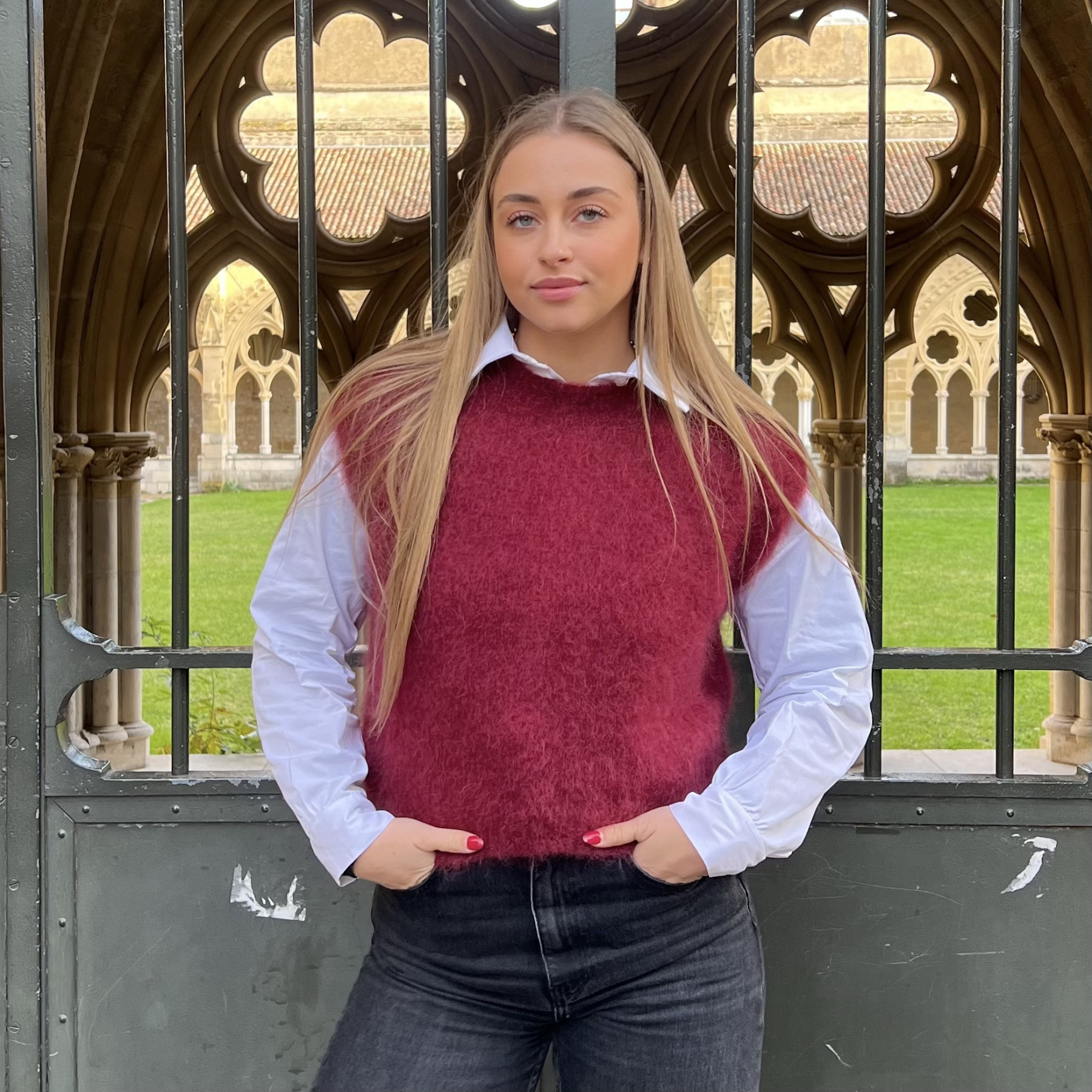 pull mohair sans manches chummy rouge bordeaux (1)