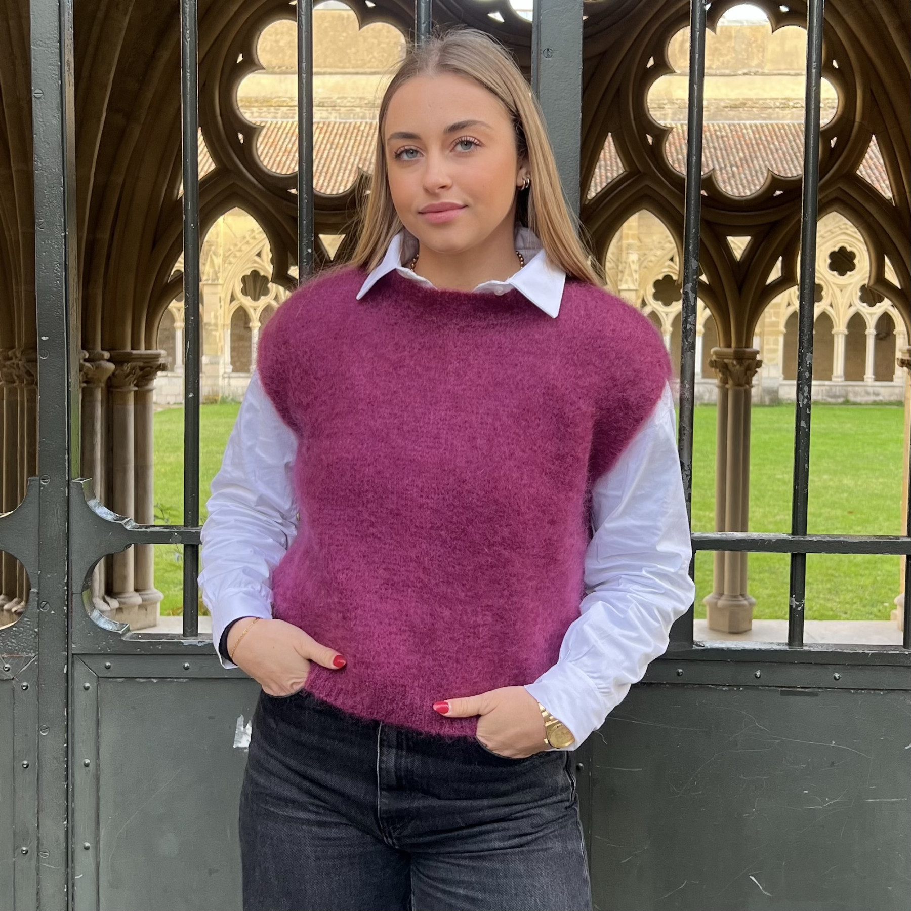 pull mohair sans manches chummy prune (1)