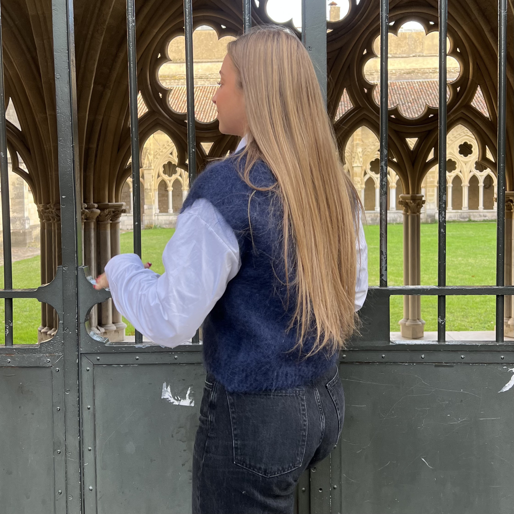 pull mohair sans manches chummy bleu marine (3)