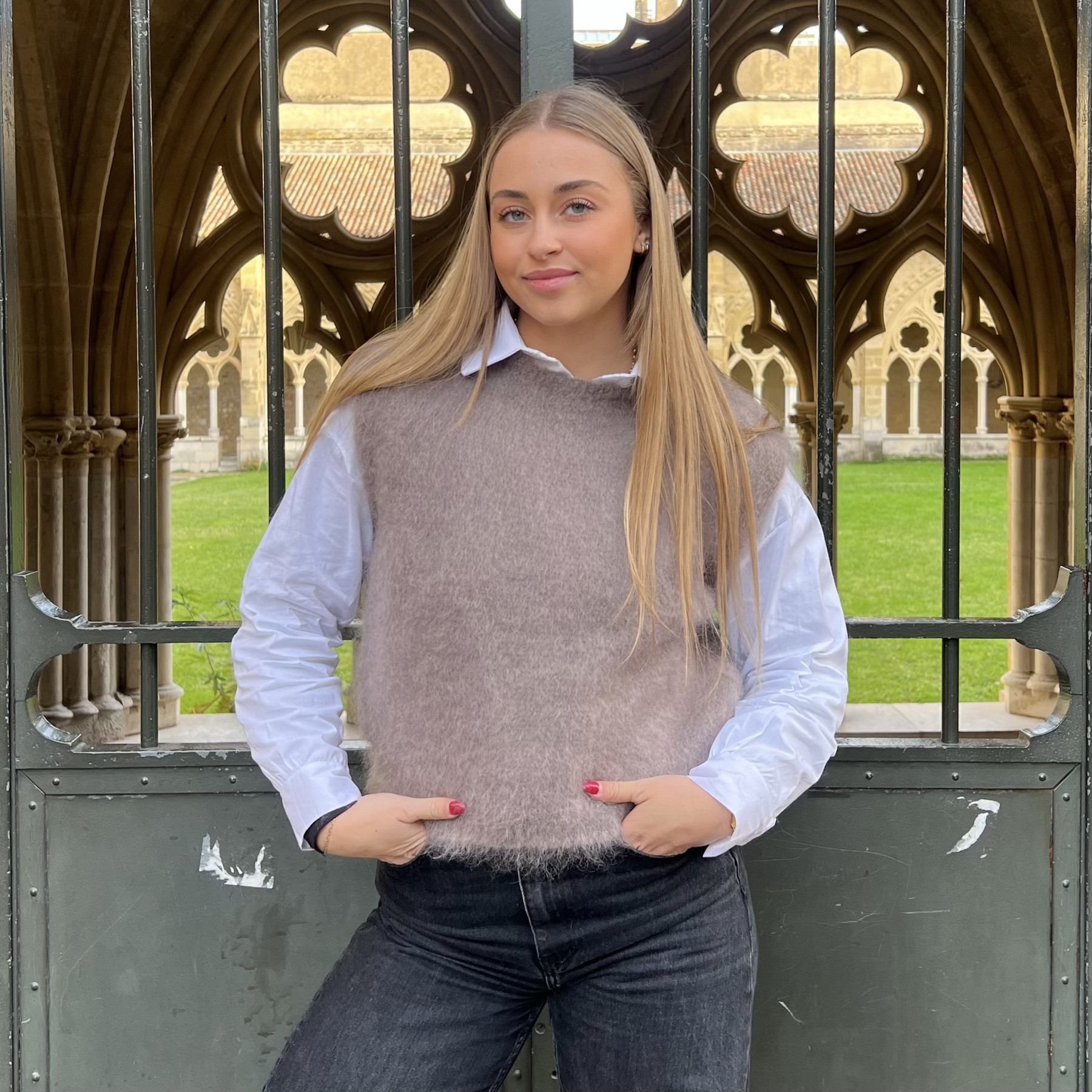 pull mohair sans manches chummy taupe (1)