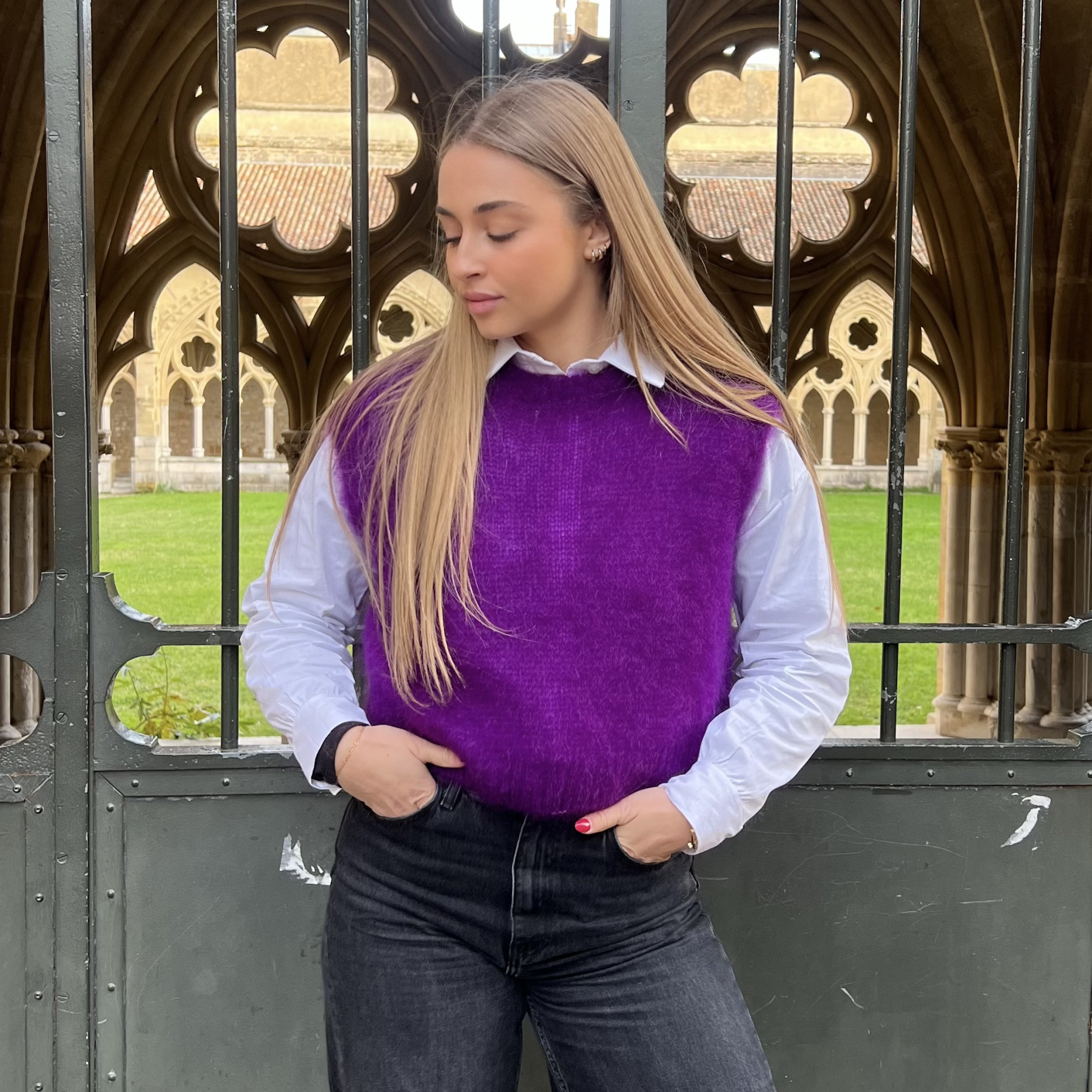 pull mohair sans manches chummy mauve (1)