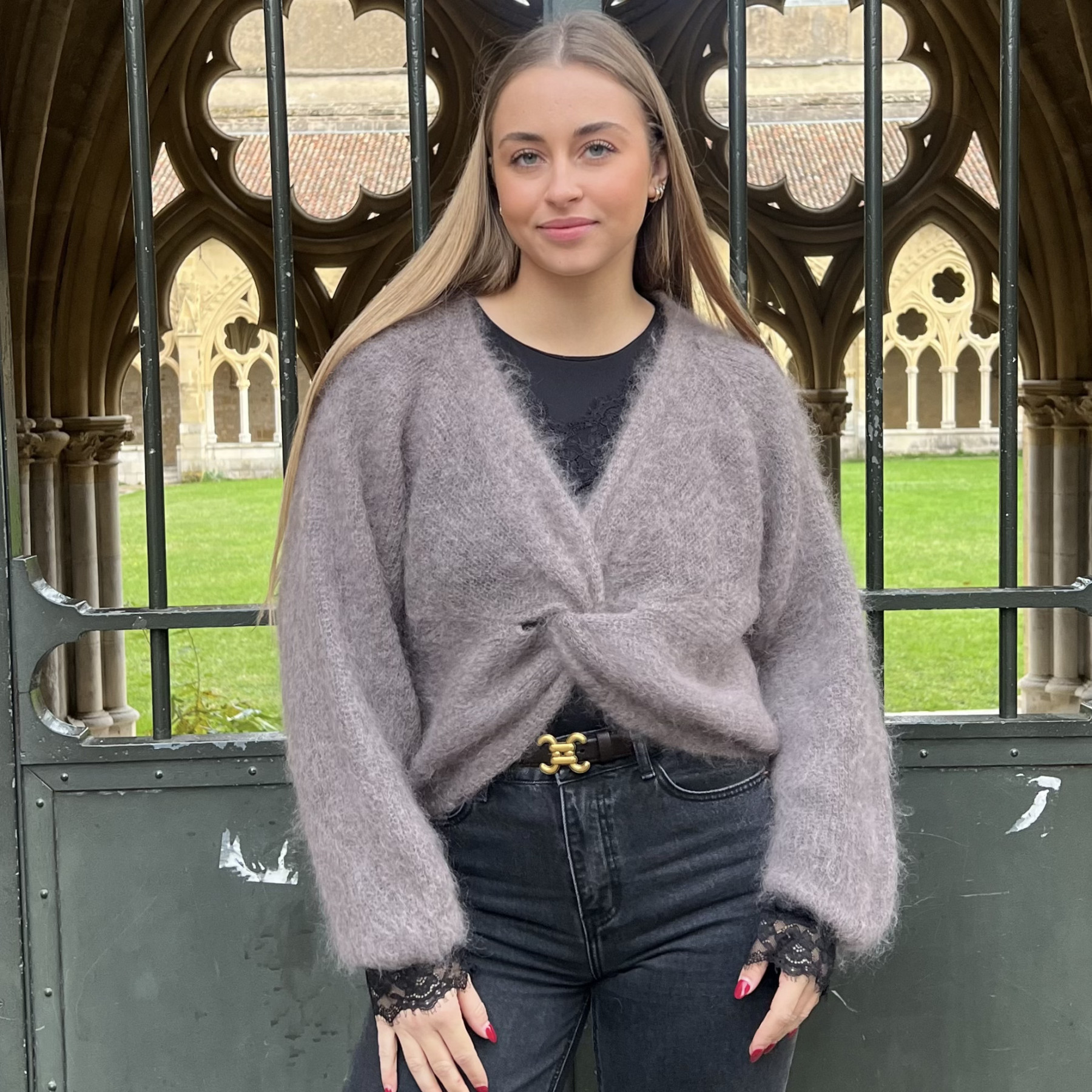 pull mohair détail noeud chummy gris perle (1)