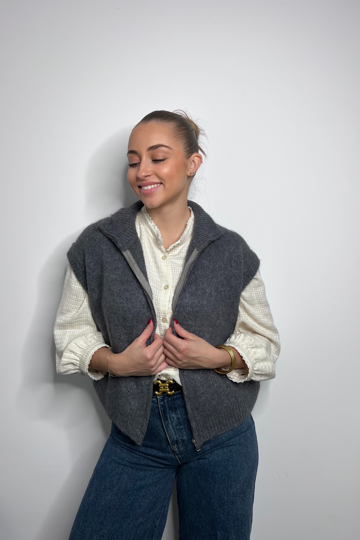 pull sans manches intuition gris 672507 (1)