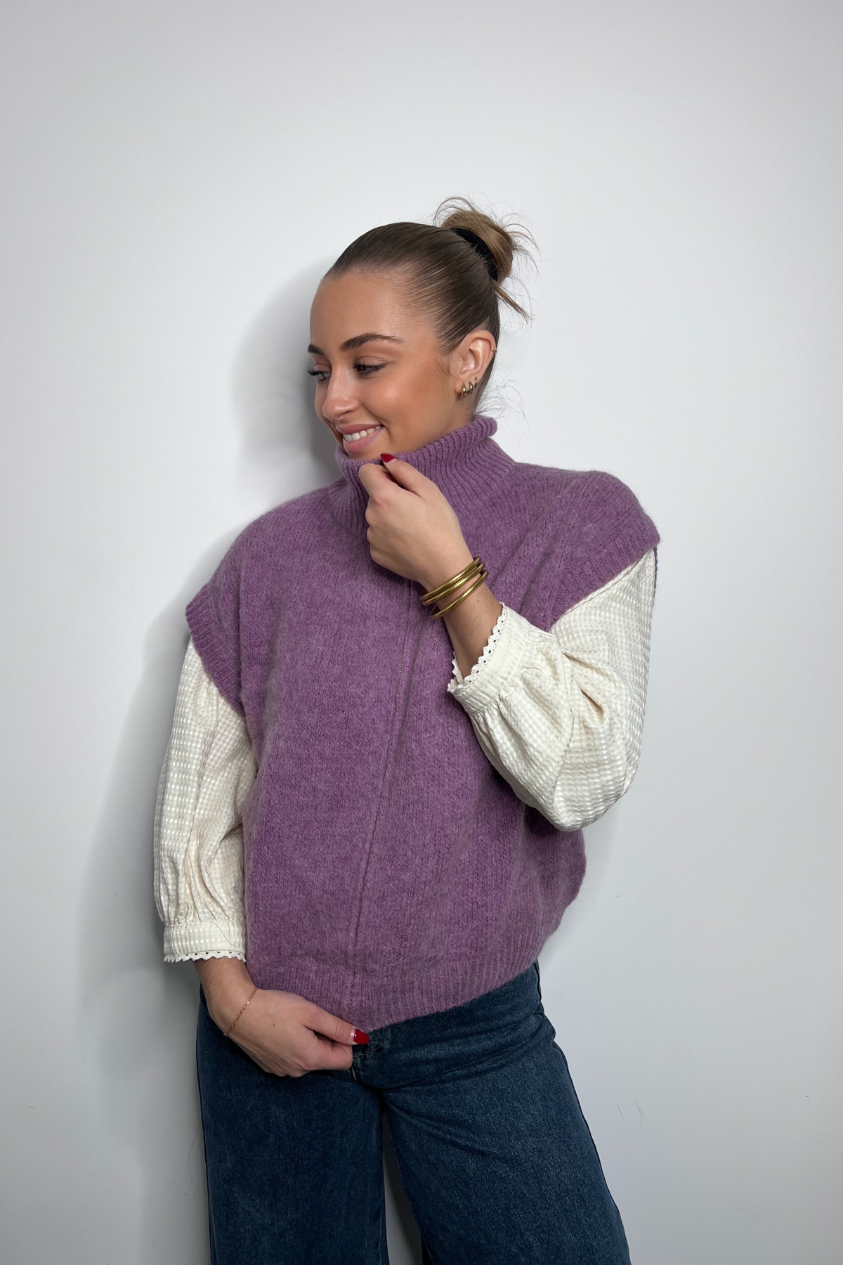 pull sans manches intuition lilas 672507 (1)