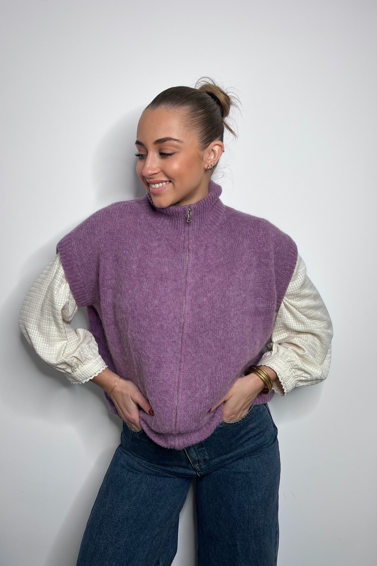 pull sans manches intuition lilas 672507 (3)