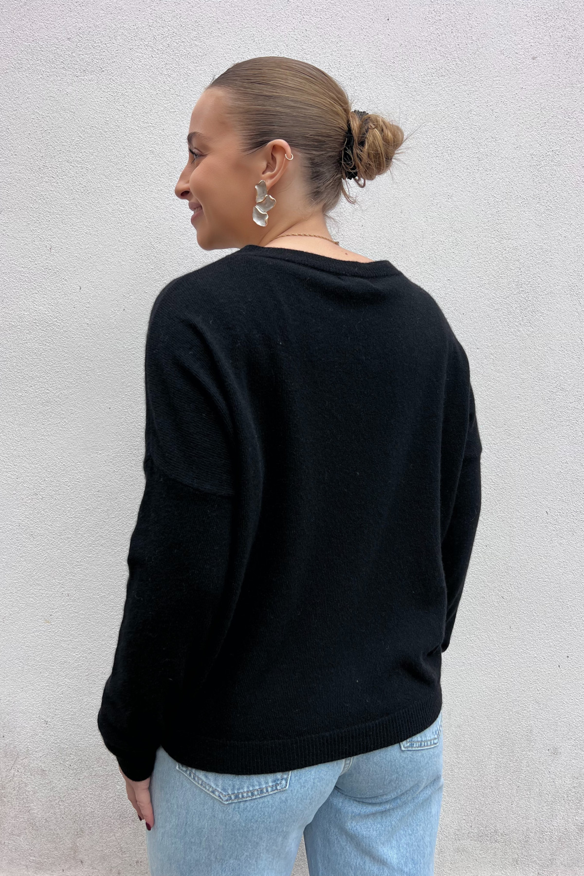 chummy pull fin en cachemire noir (3)