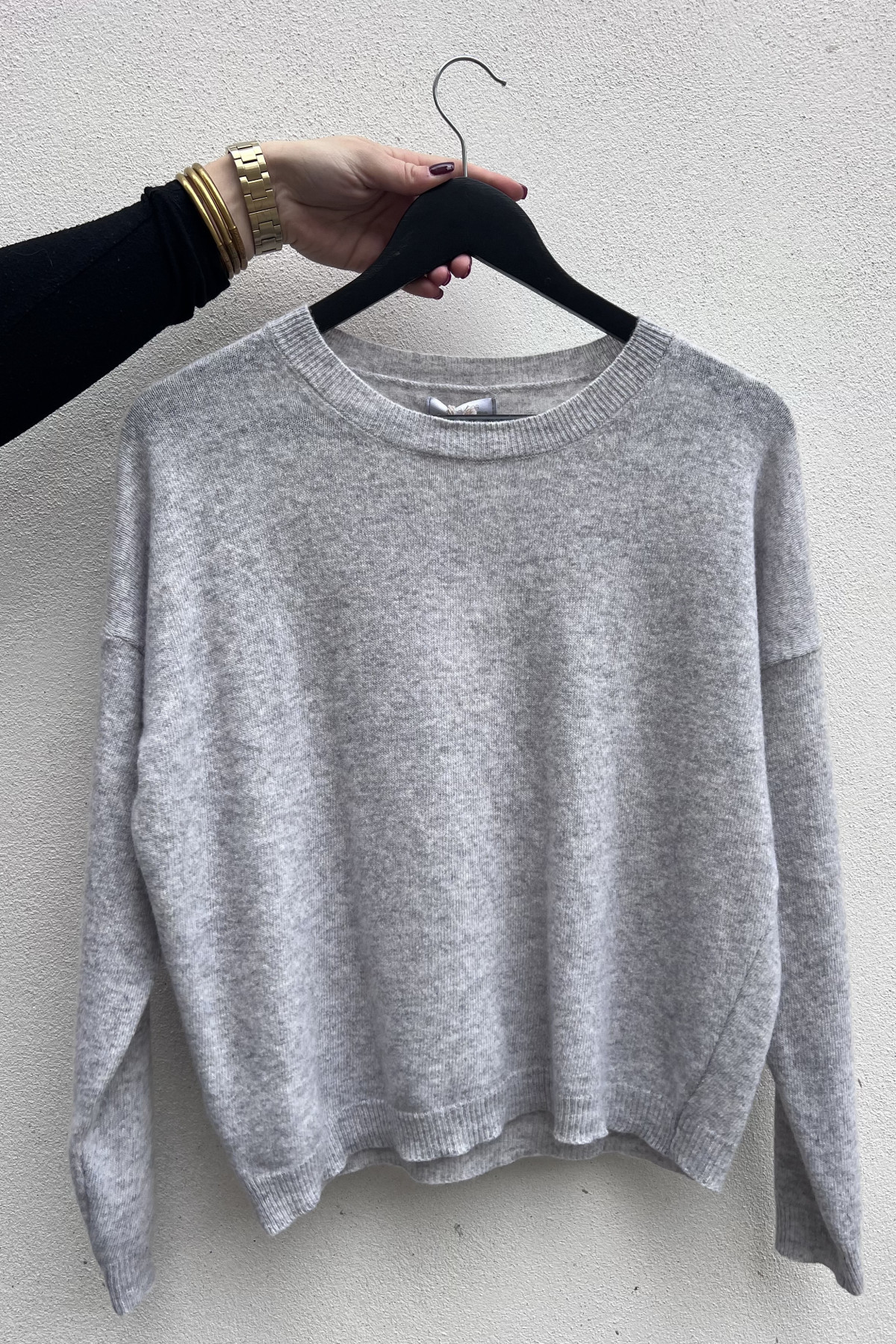 chummy pull fin en cachemire gris (5)