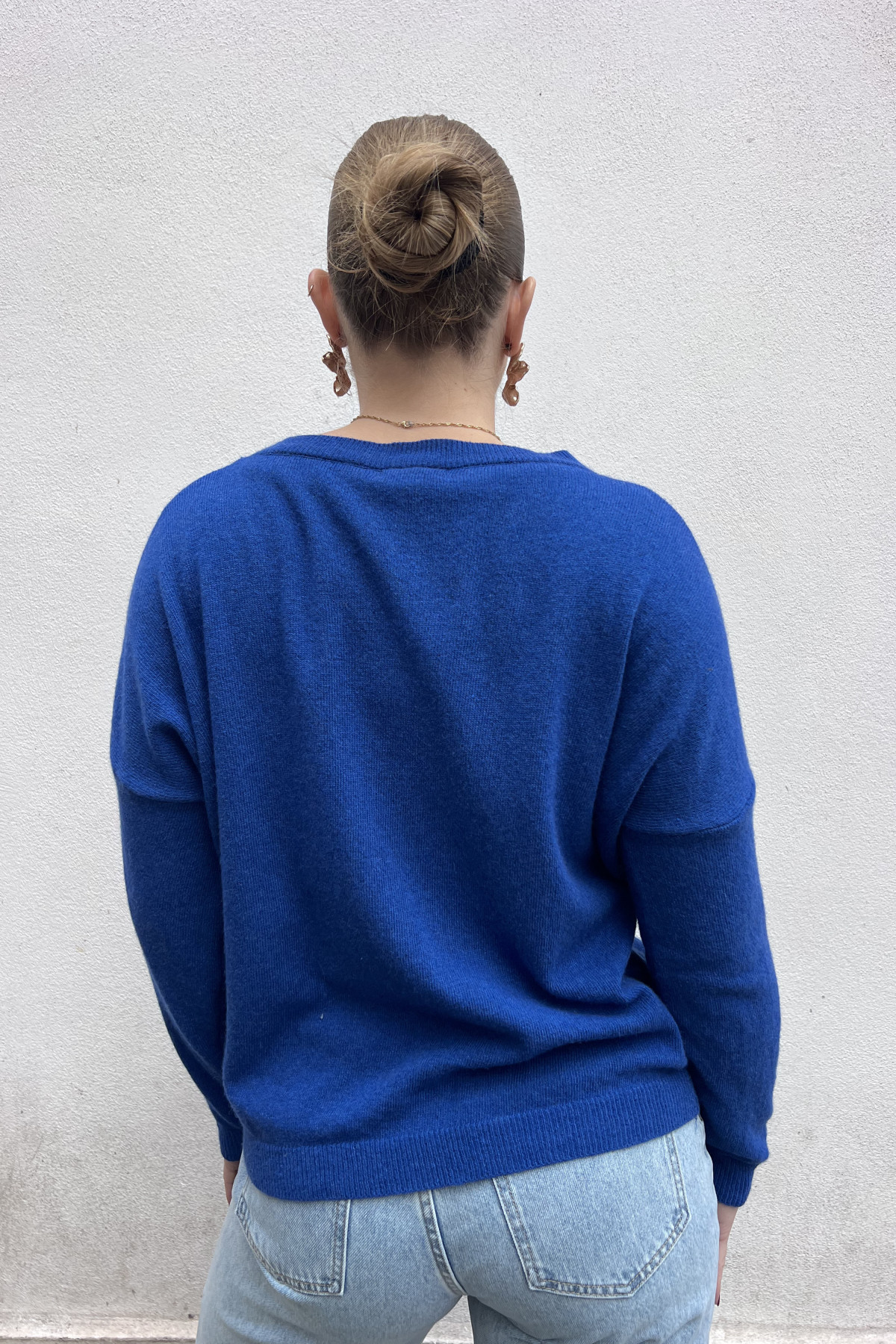 chummy pull fin en cachemire bleu (4)