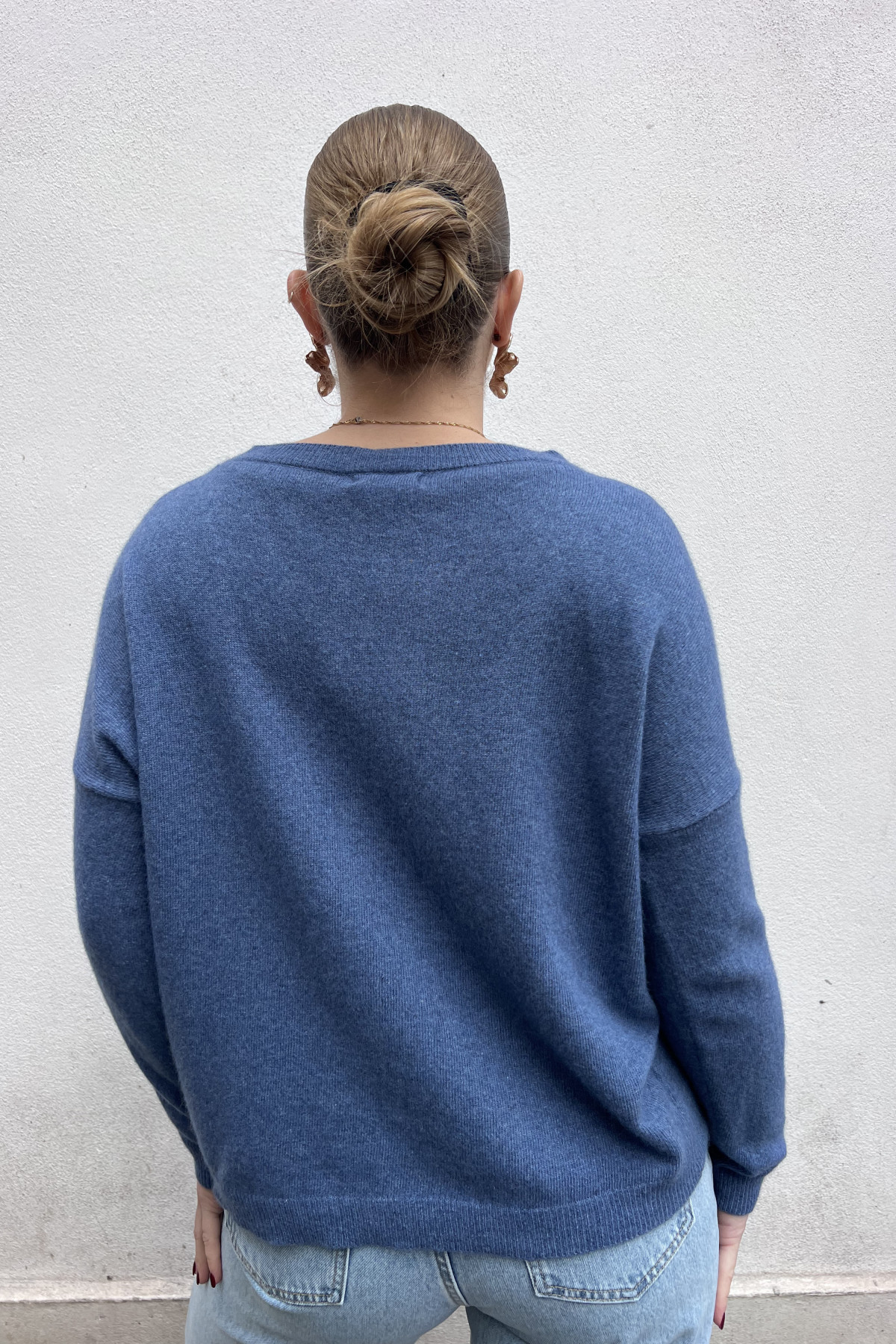 chummy pull fin en cachemire bleu (4)