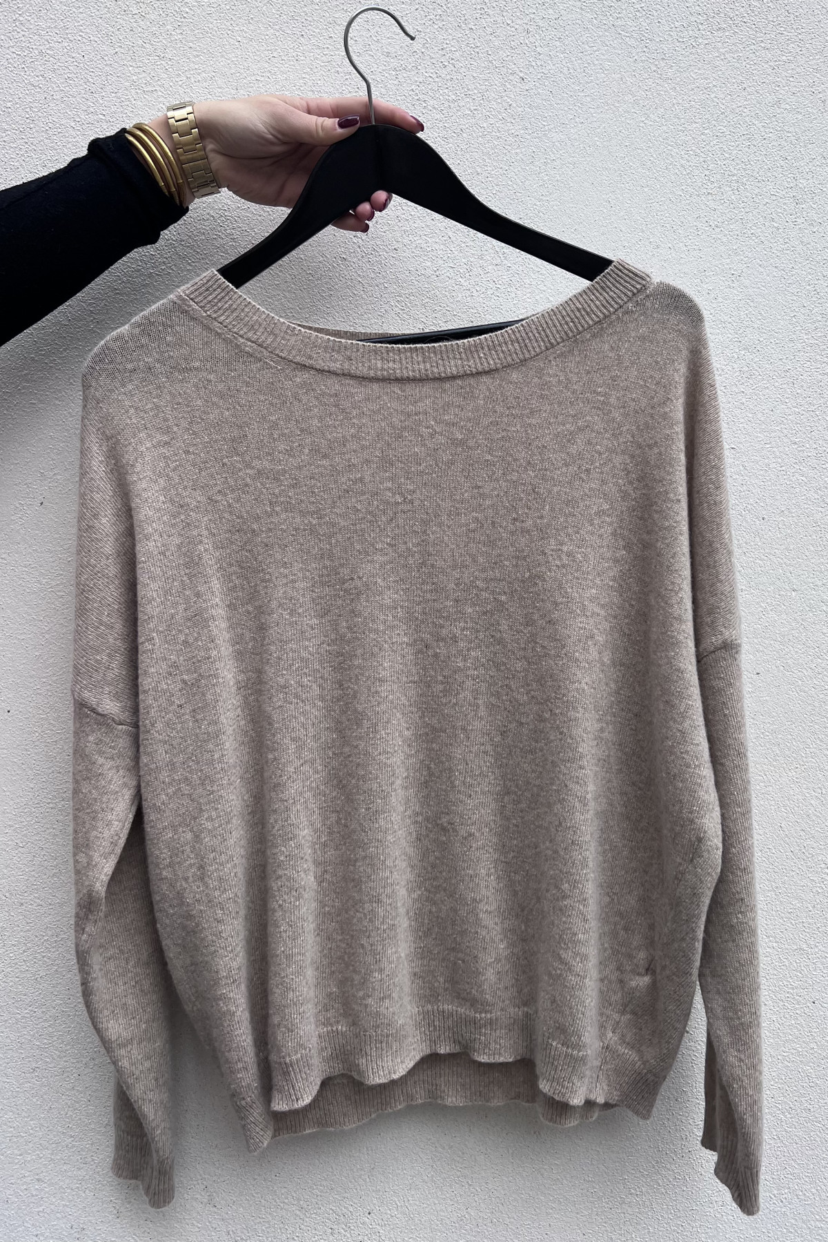 chummy pull fin en cachemire beige (4)