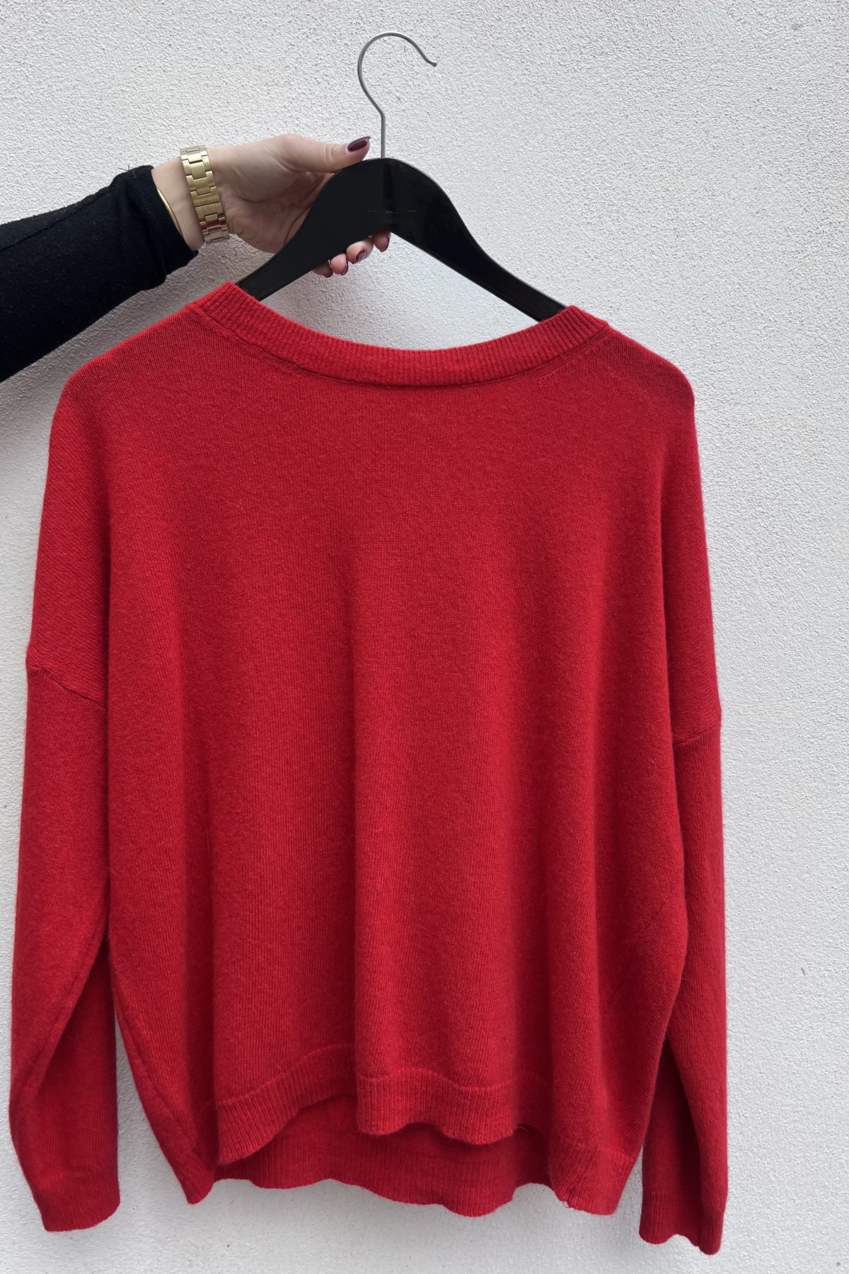 chummy pull fin en cachemire rouge (4)