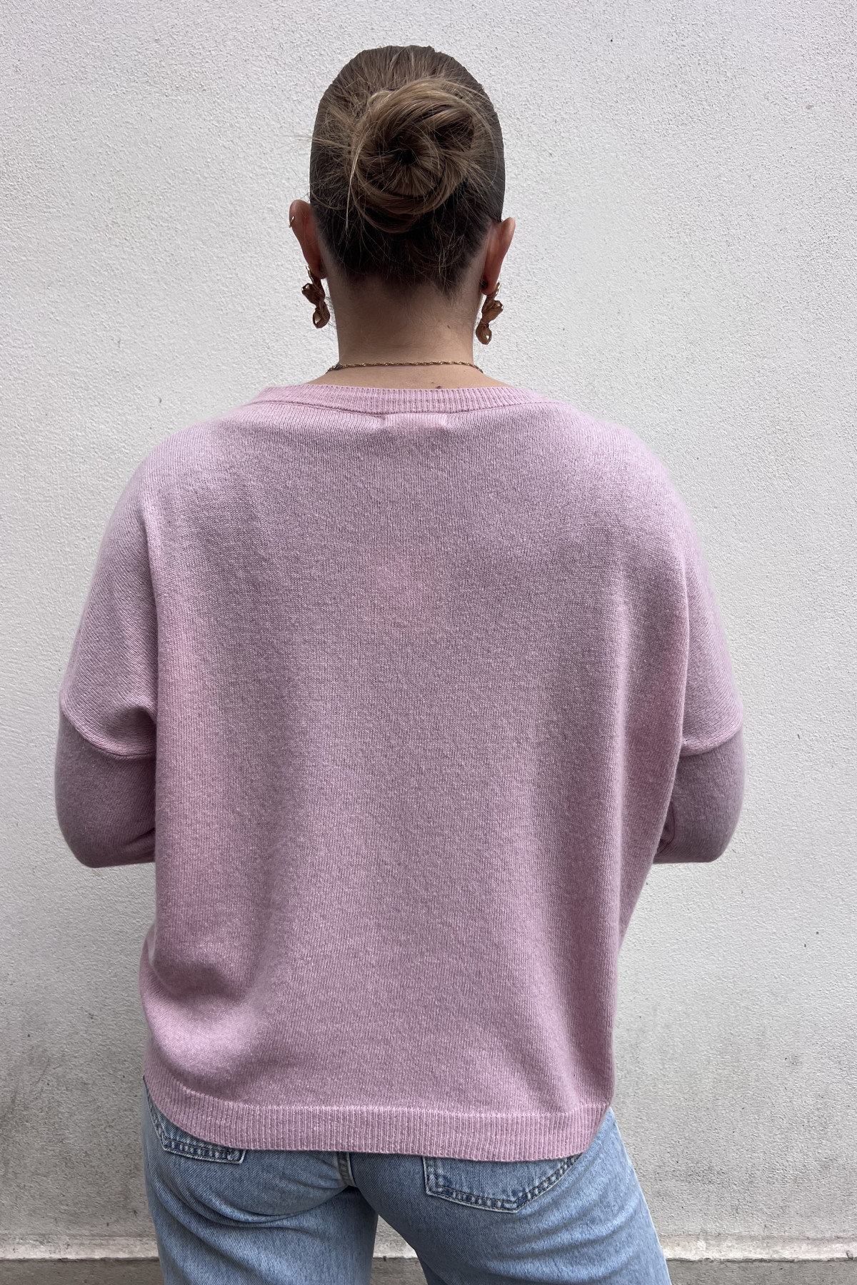 chummy pull fin en cachemire rose (3)