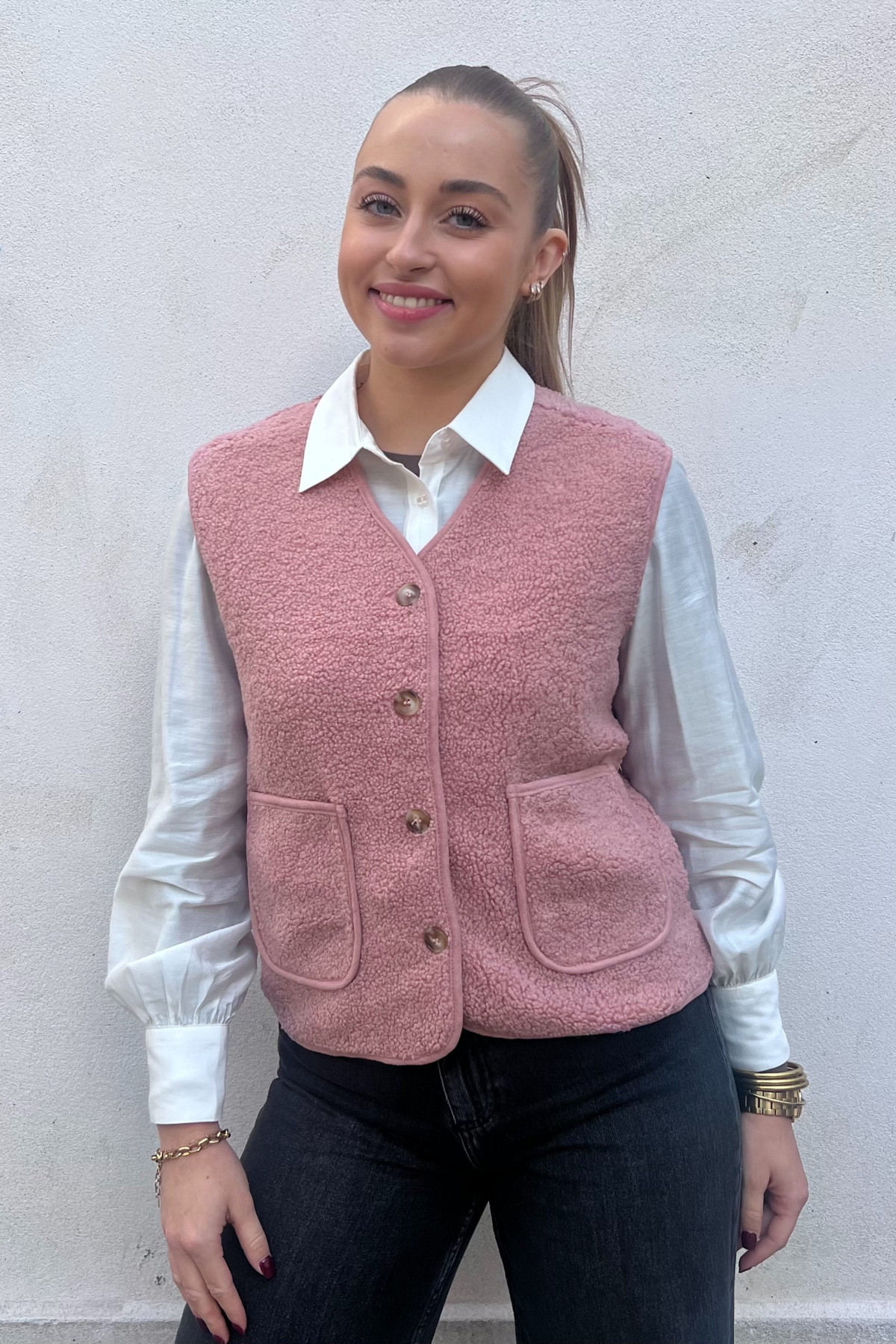 chummy sherpa sans manches rose it hippie 384 (1)