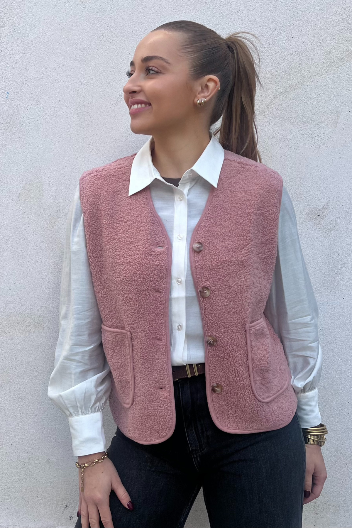 chummy sherpa sans manches rose it hippie 384 (2)