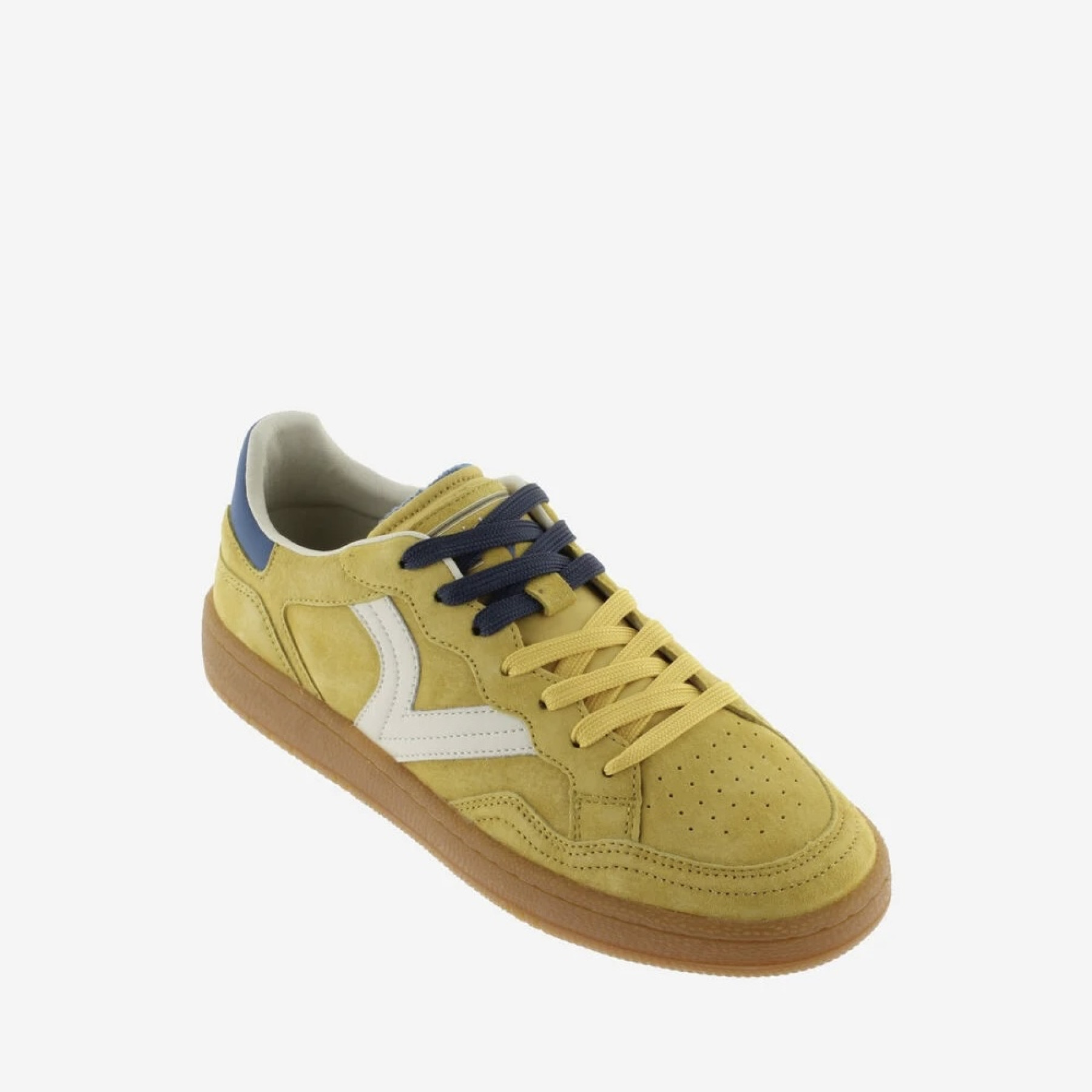 Victoria basket smash jaune 6116 avec lacets bicolores (5)