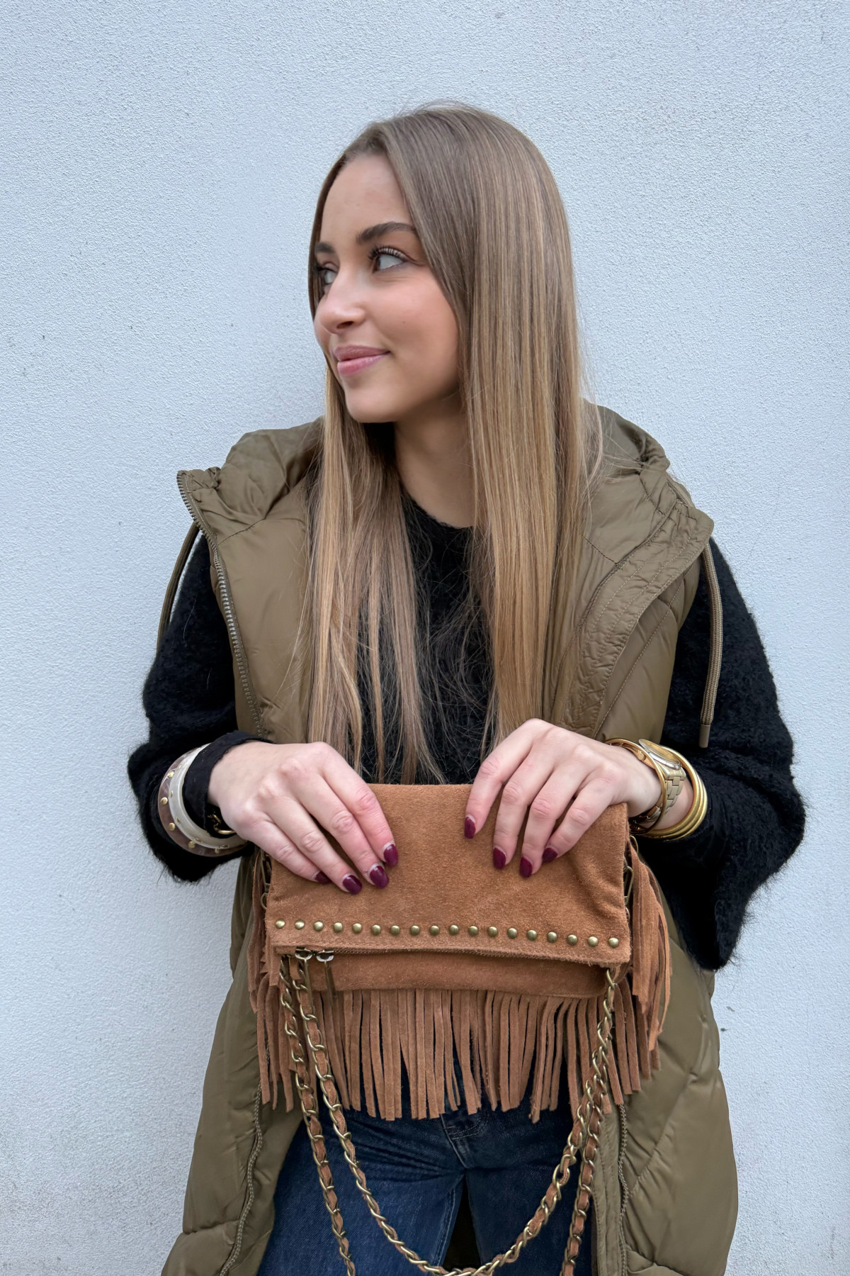 chummy pochette louisa à franges couleur camel 087 (1)