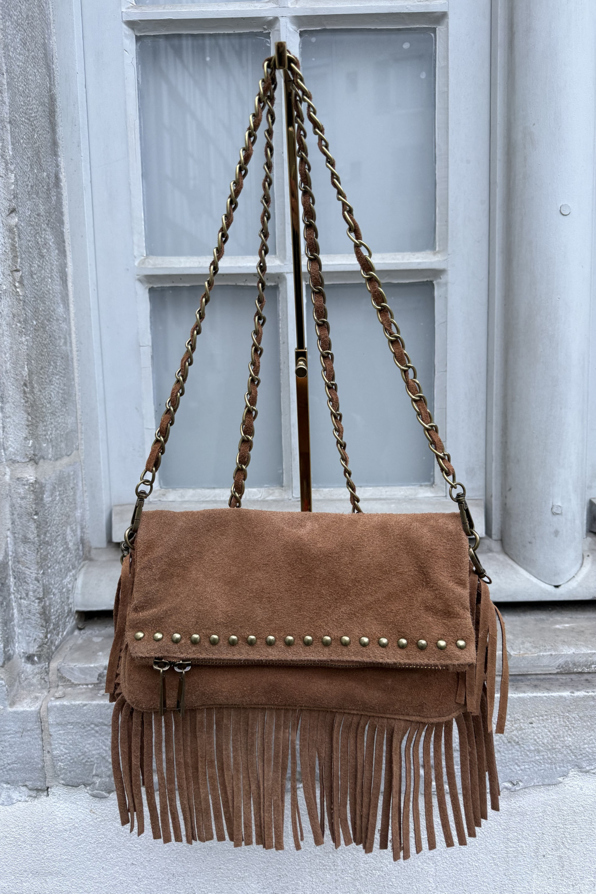 chummy pochette louisa à franges couleur camel 087 (3)