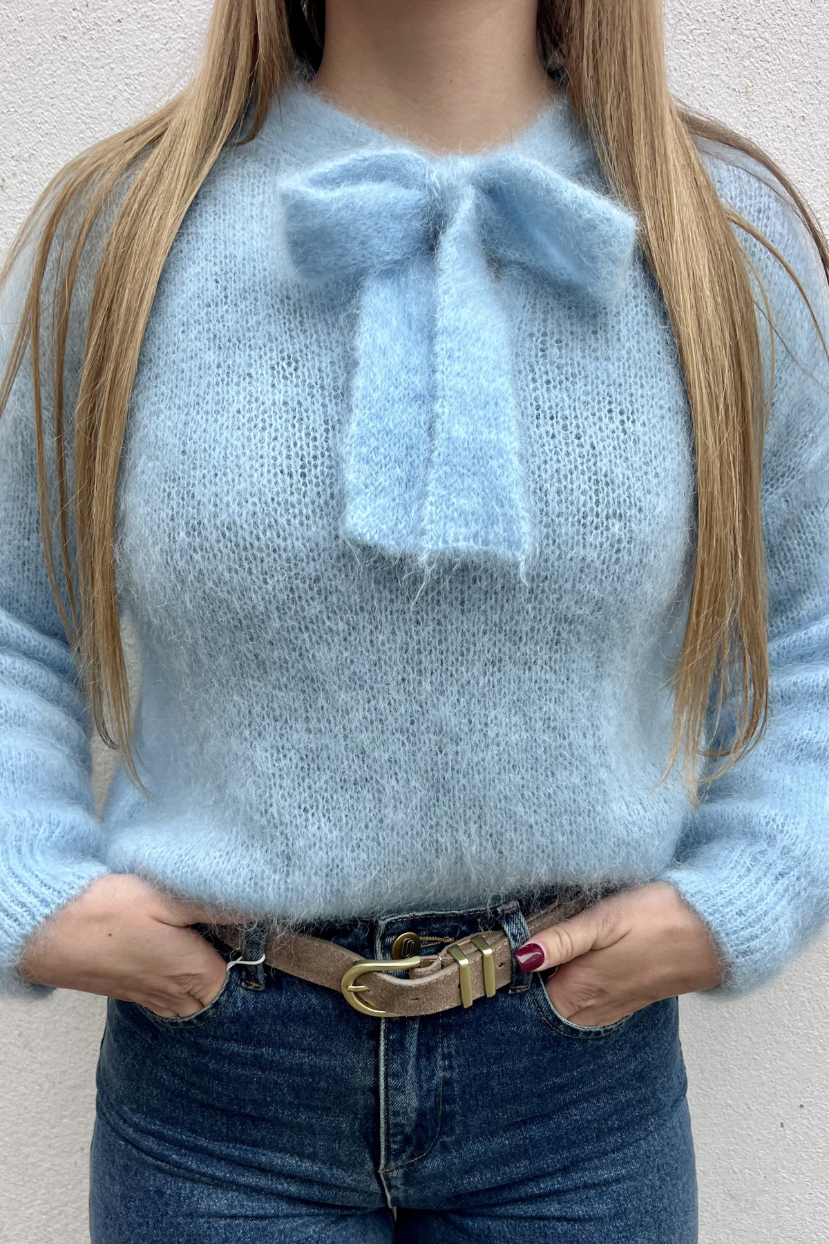 chummy pull en mohair à noeud  (4)