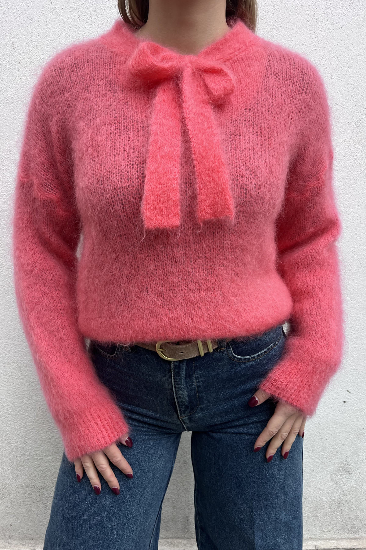 chummy pull en mohair à noeud  (4)