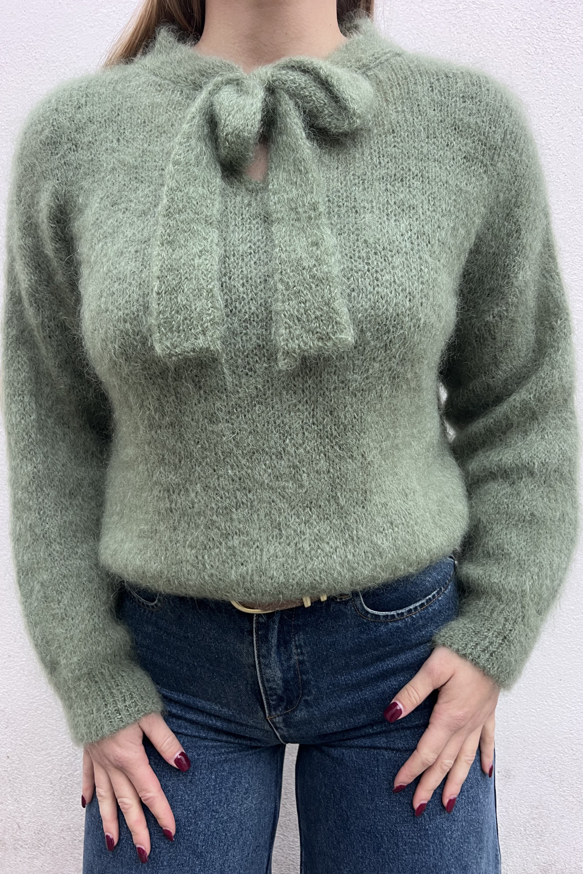 chummy pull en mohair à noeud  (4)