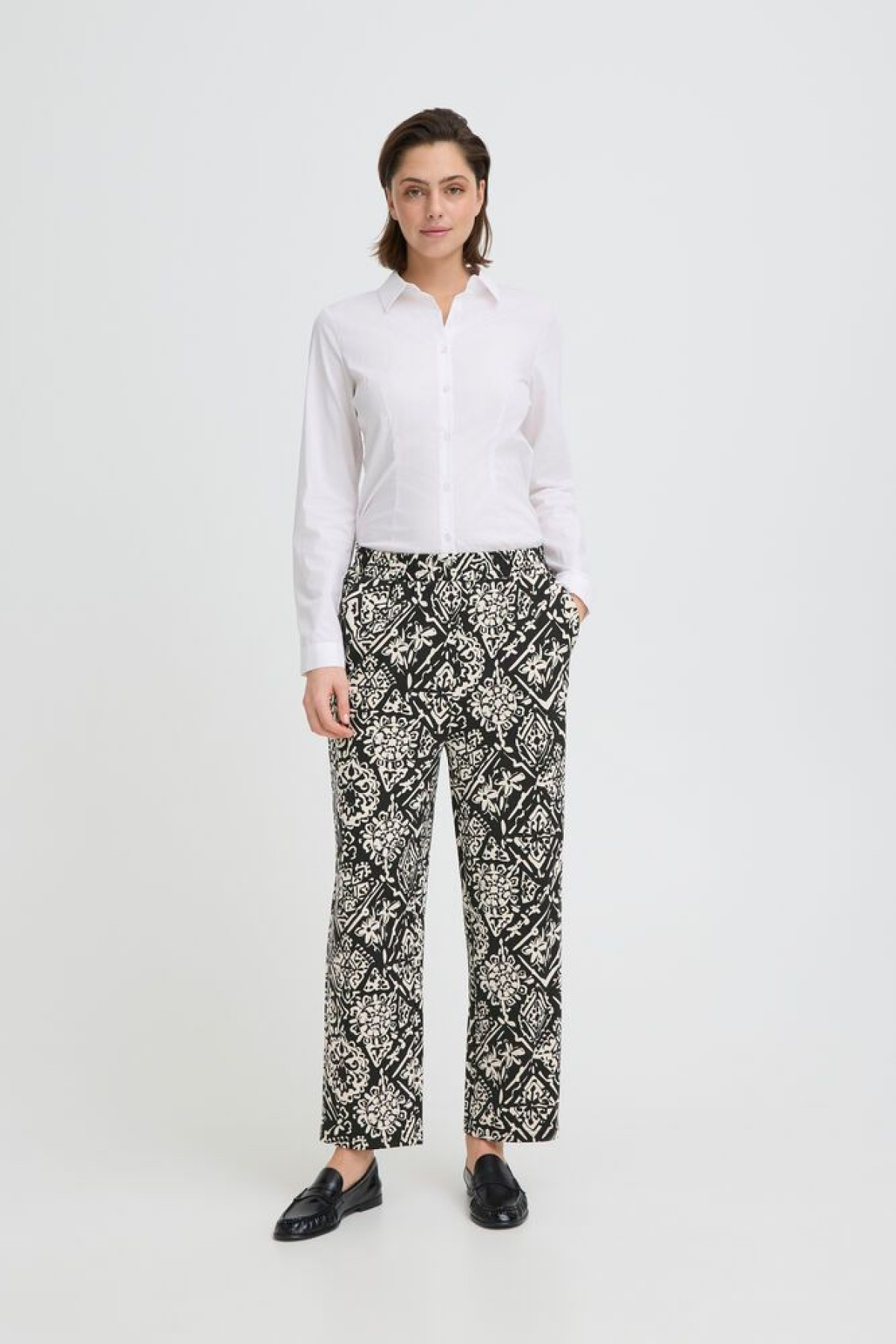 ichi pantalon kate motifs 20125225 (1)