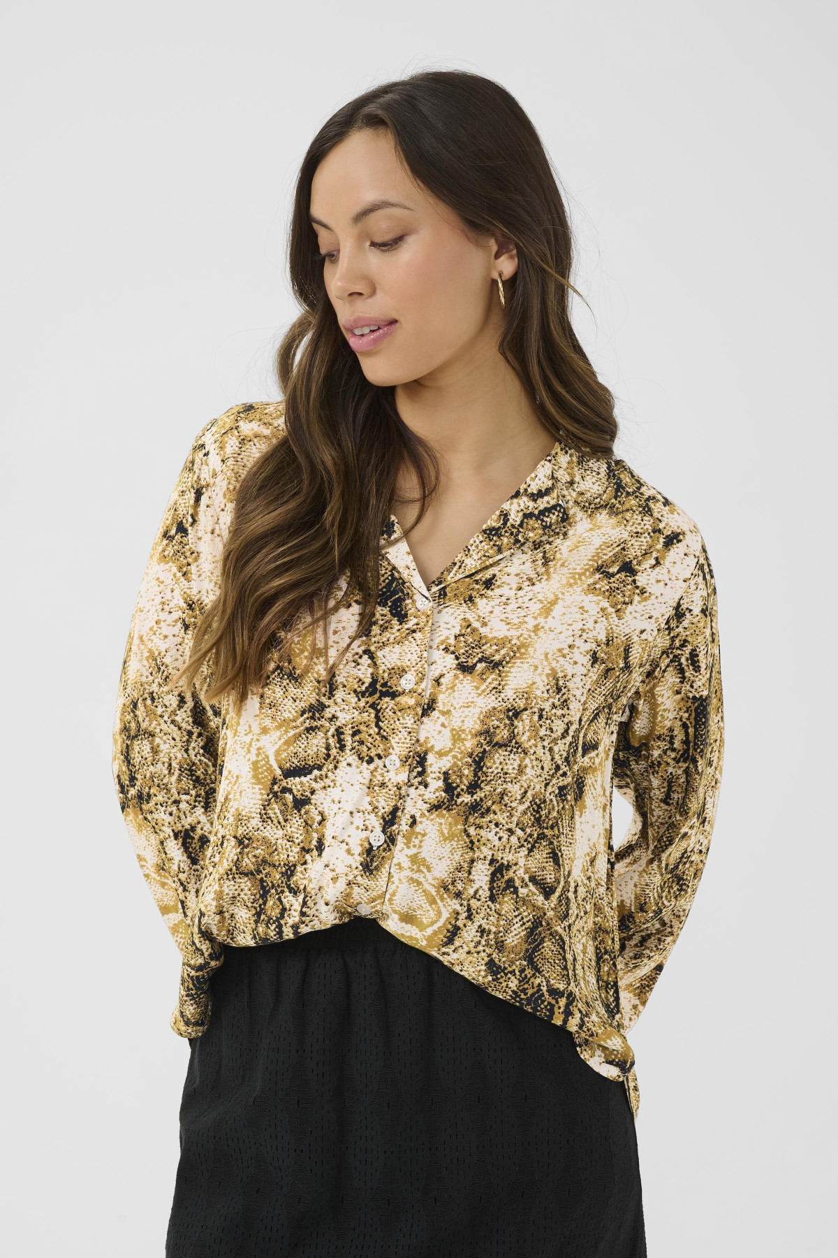 Chemise cream python ayda 3899 (3)