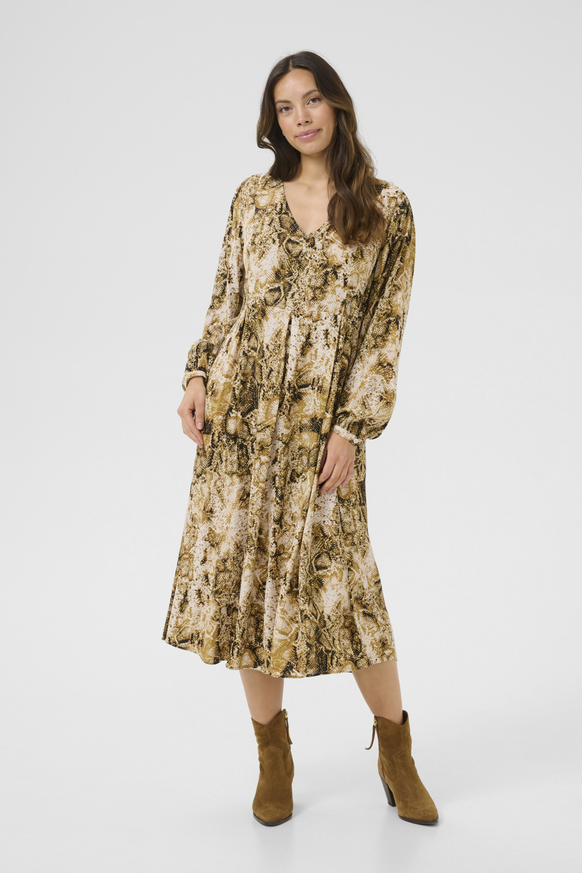 robe cream ayda kaki reptile 10613898 (3)