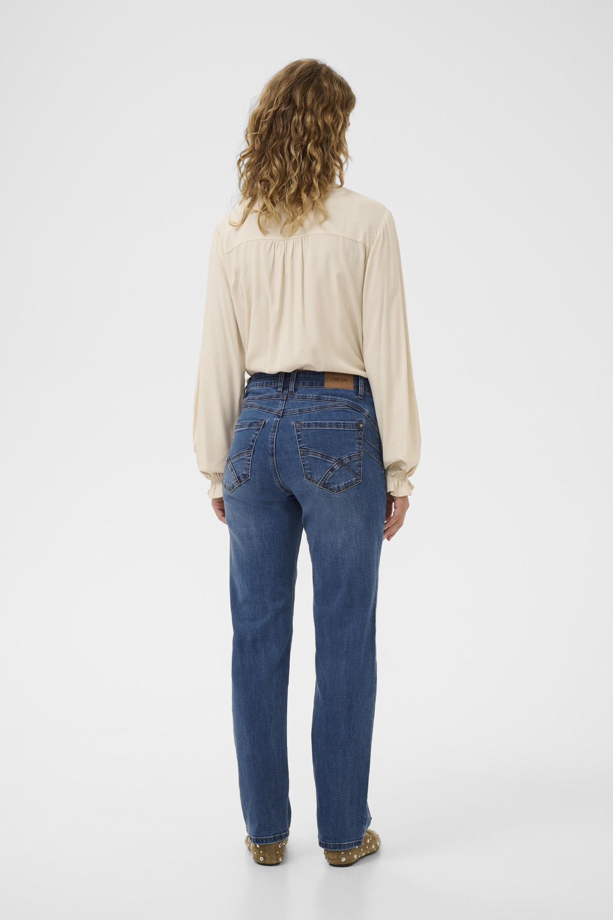 cream jean straight amalie 10612861 (4)