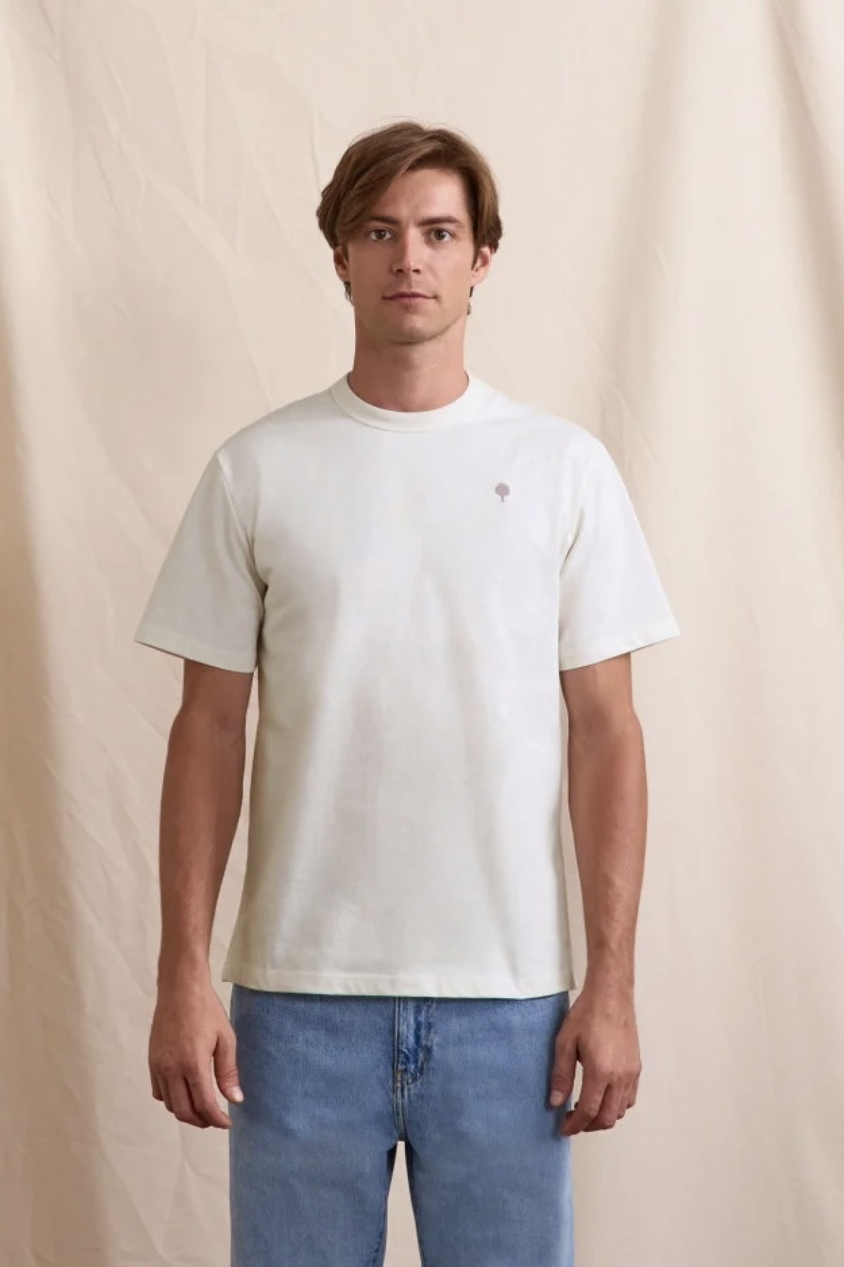 faguo t-shirt massoury beige (1)