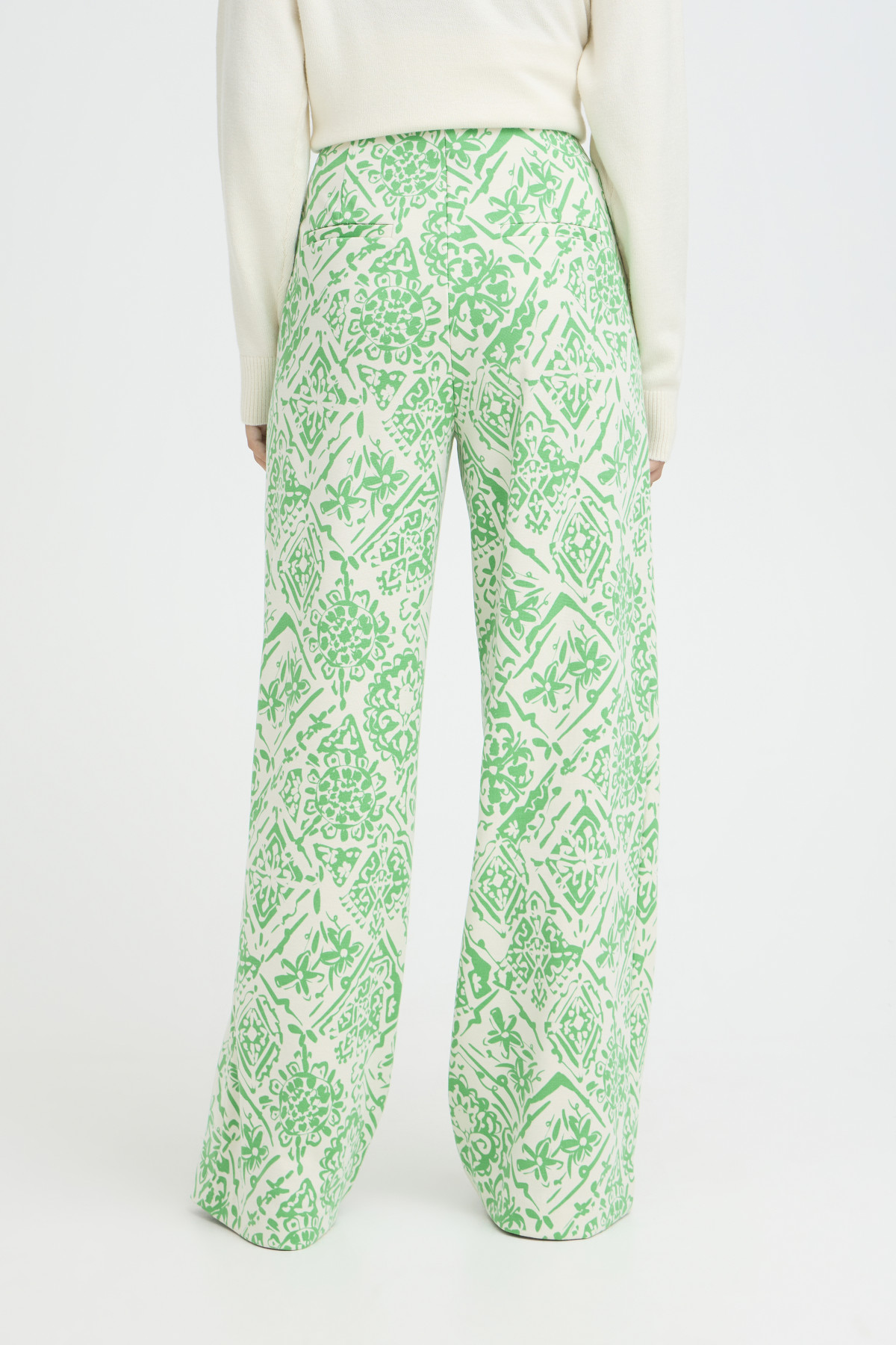 IHKATE PRINT PA38 PANTALON A MOTIFS VERTS 20125222 (3)