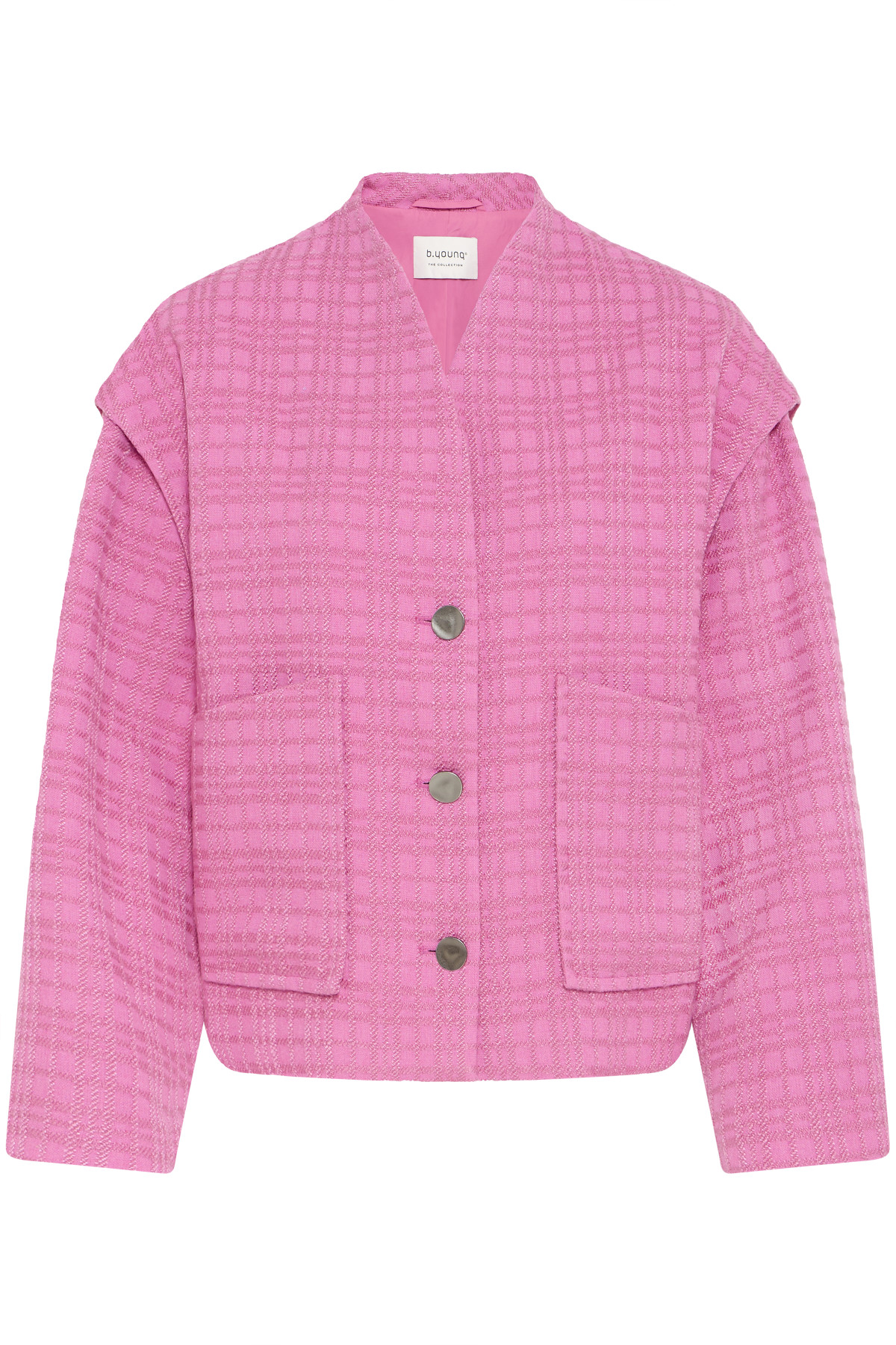 BYCAMPIA VESTE EN TWEED ROSE 20818452 (3)