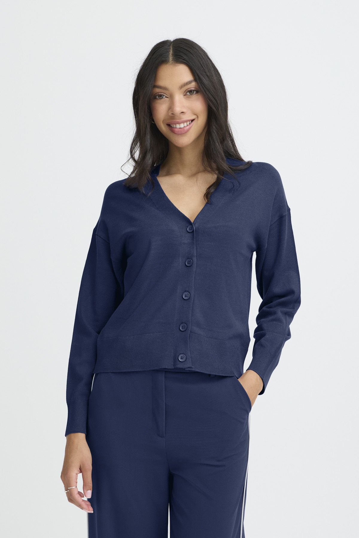 B.YOUNG CARDIGAN 8583 MORLA BLEU NUIT E26  (1)