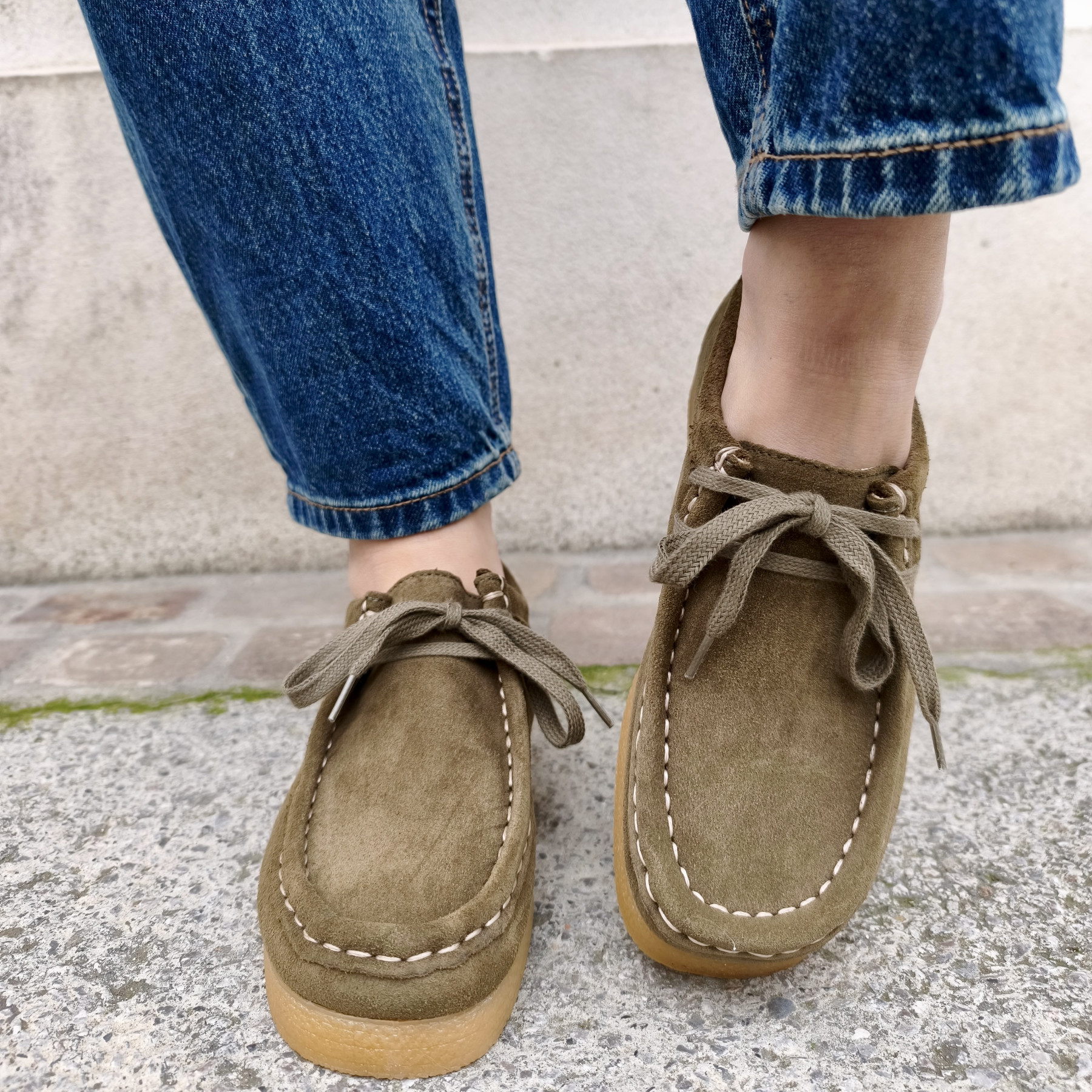 otherstep derbies style clarks kaki serraje trebol bee (1)