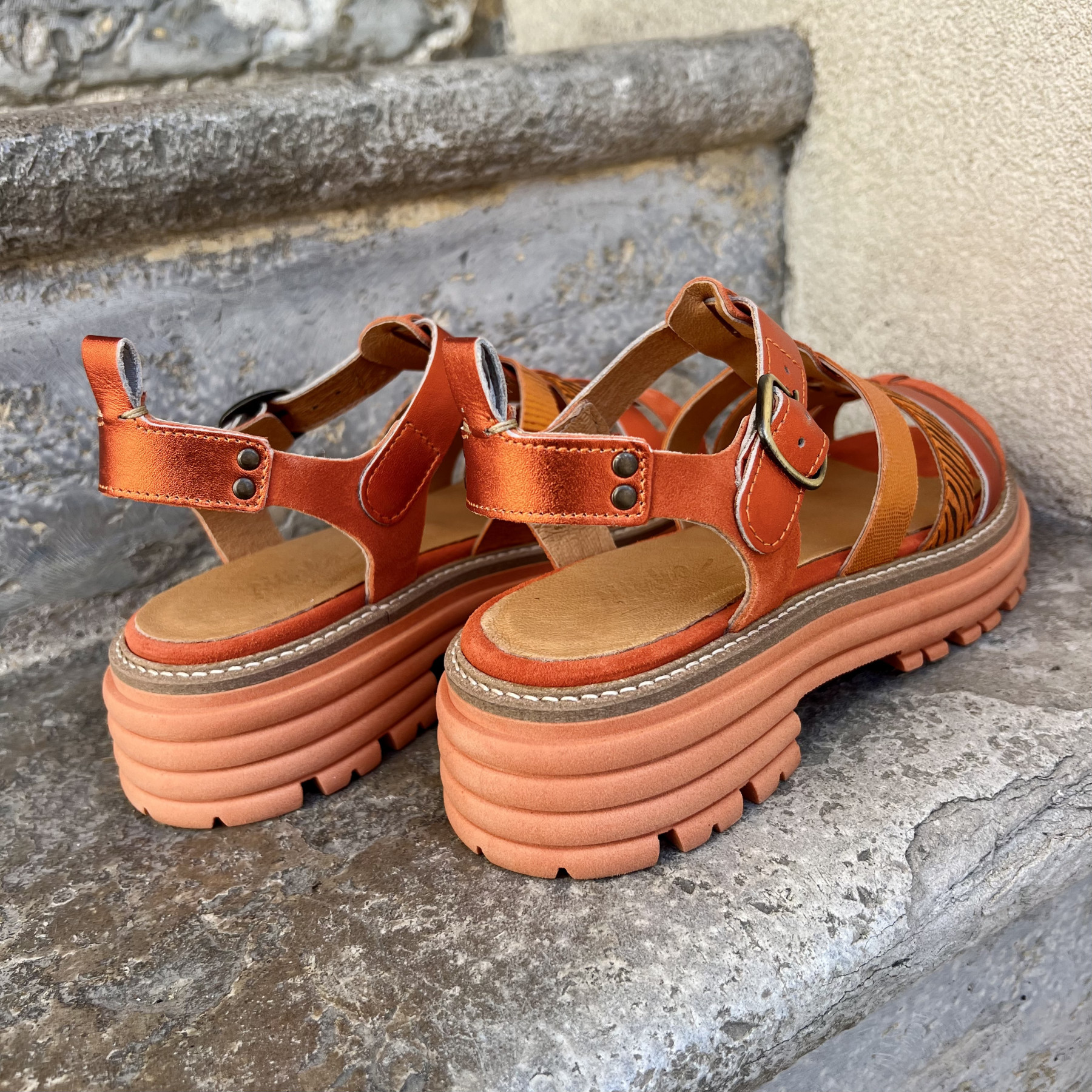 sandales MINKA karina orange (5)