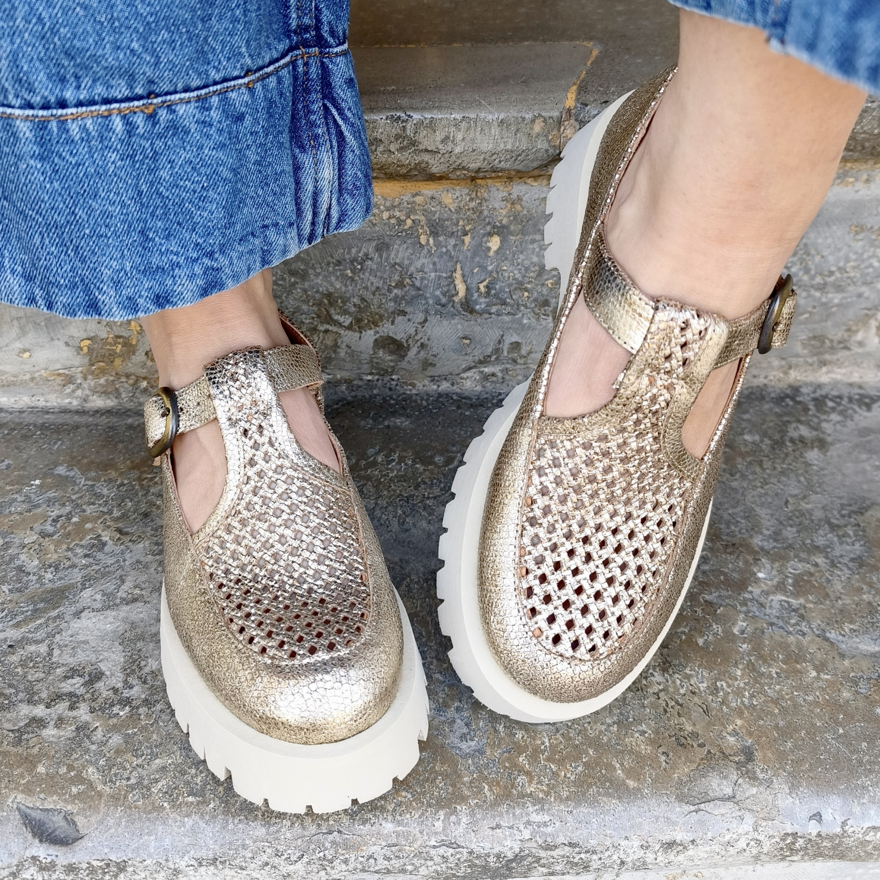 sandales minka kyoto dorée (5)